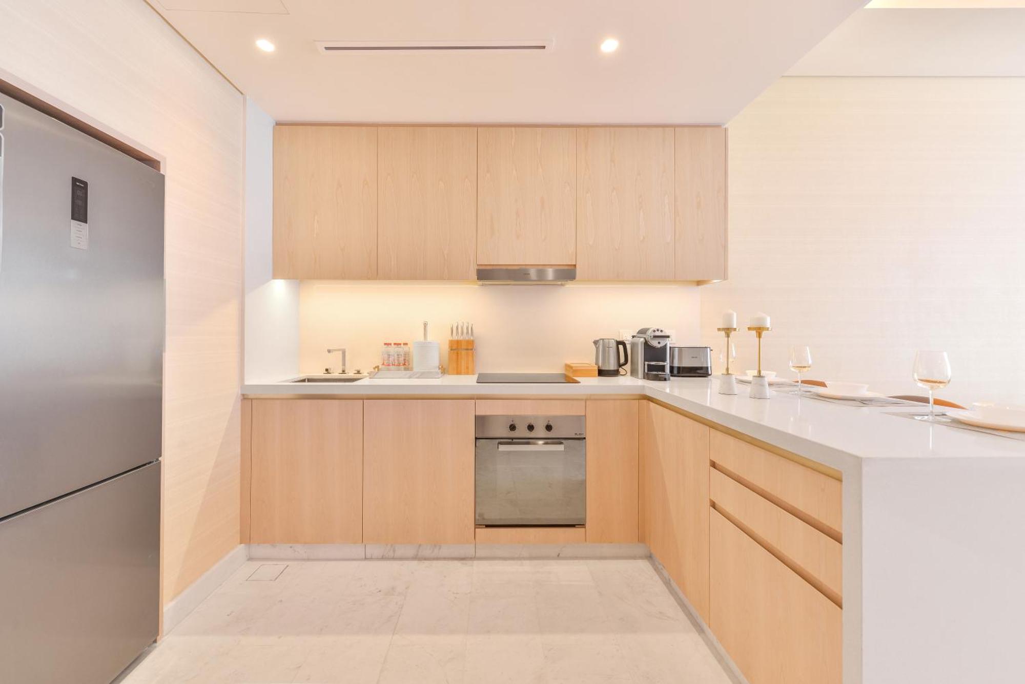 Ultra Luxury Palm Tower With Shared 5 Star Facilities By Qstay Lägenhetshotell *