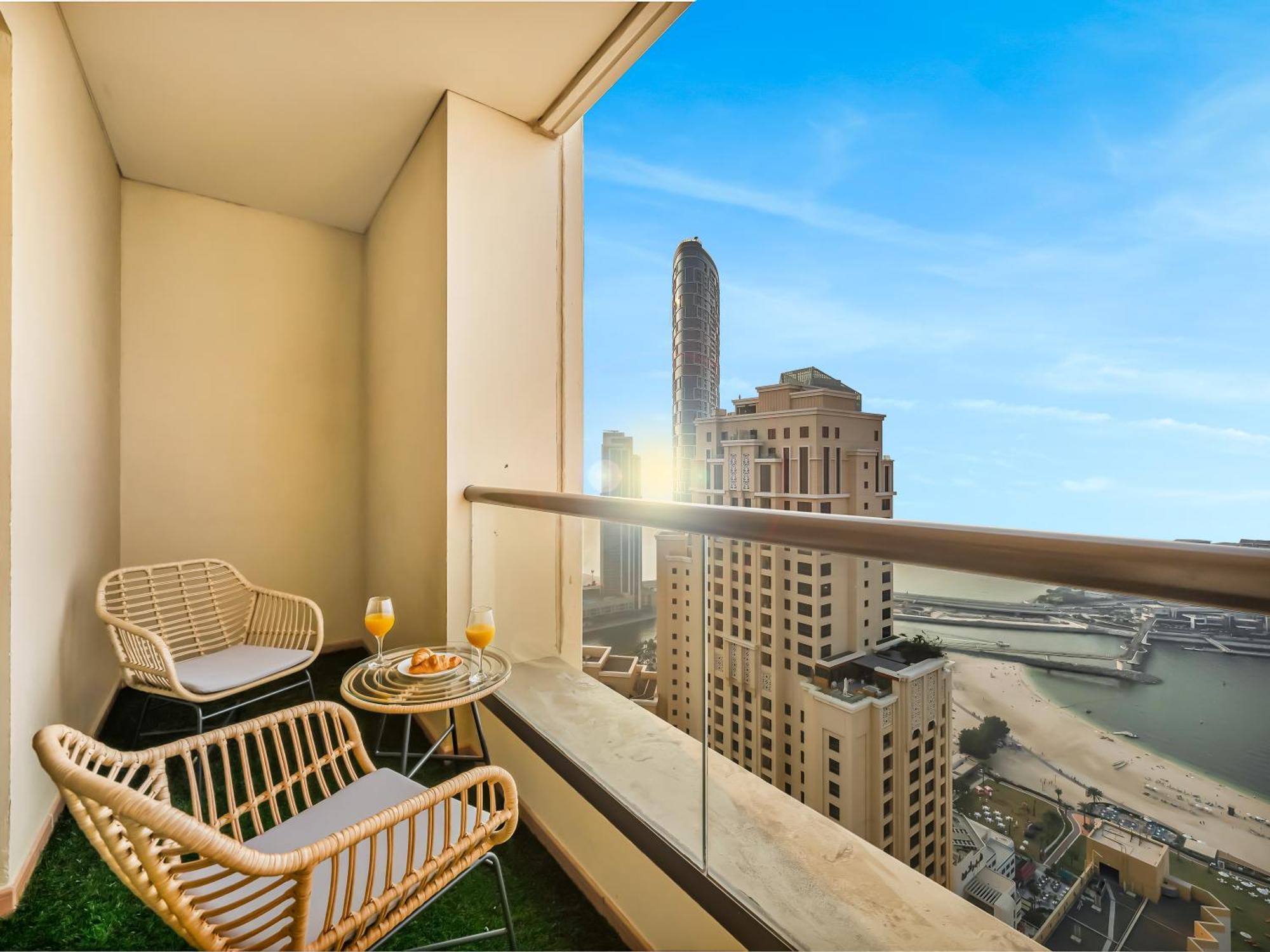 Wonderfulstay At Shams - Palm And Eye View - High Floor - Brand New Luxury Lägenhet