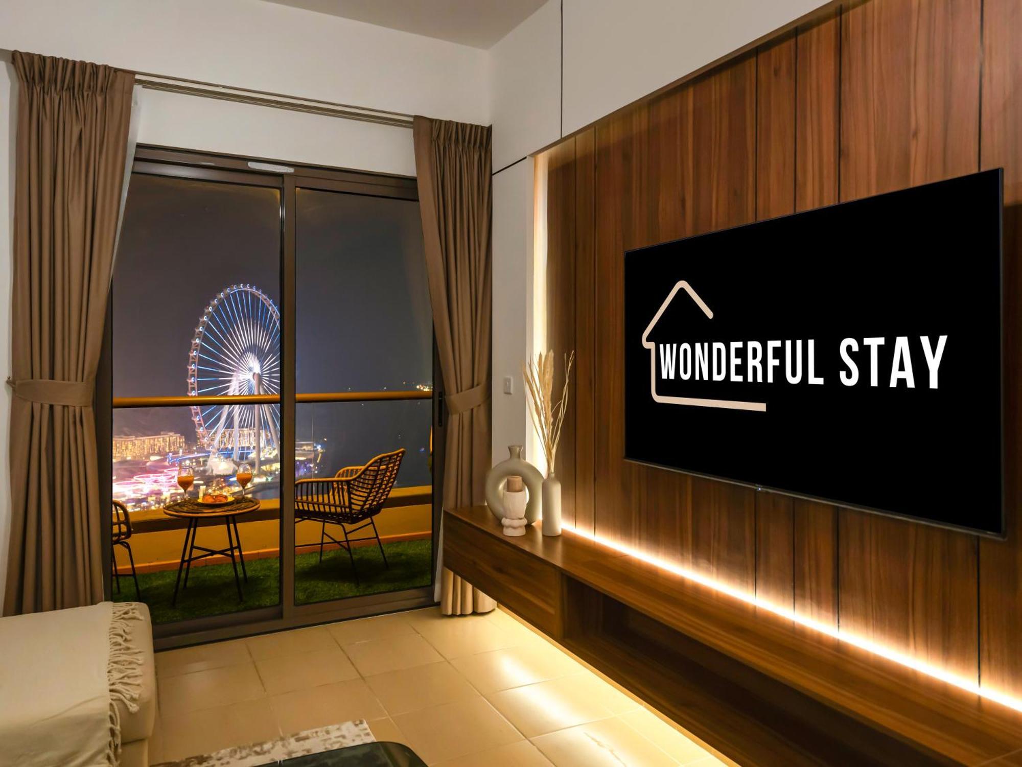 Wonderfulstay At Shams - Palm And Eye View - High Floor - Brand New Luxury Lägenhet Dubai