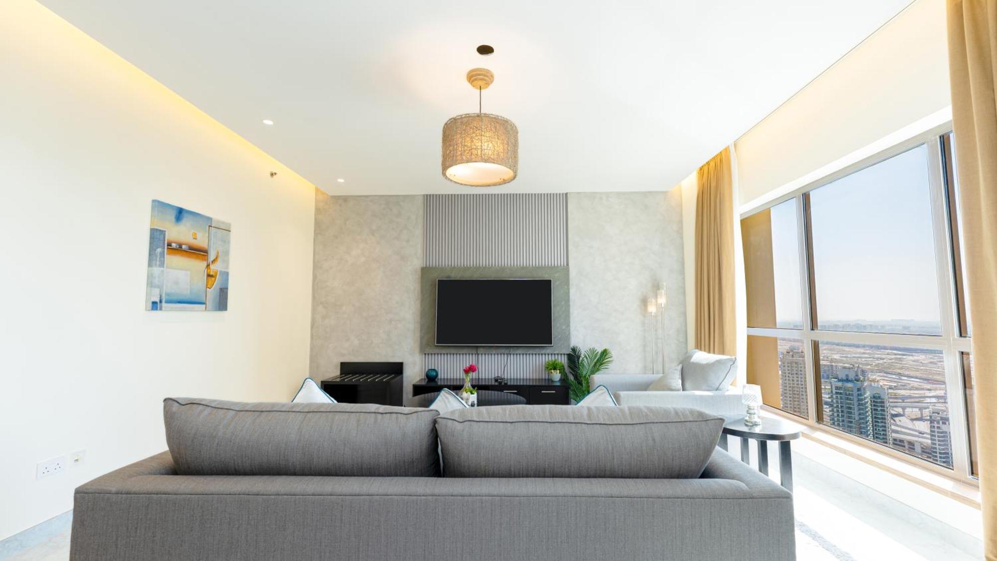Regent Sea View 2br Jbr Walk - Next To Bluewater Island & Eye Apartamento *