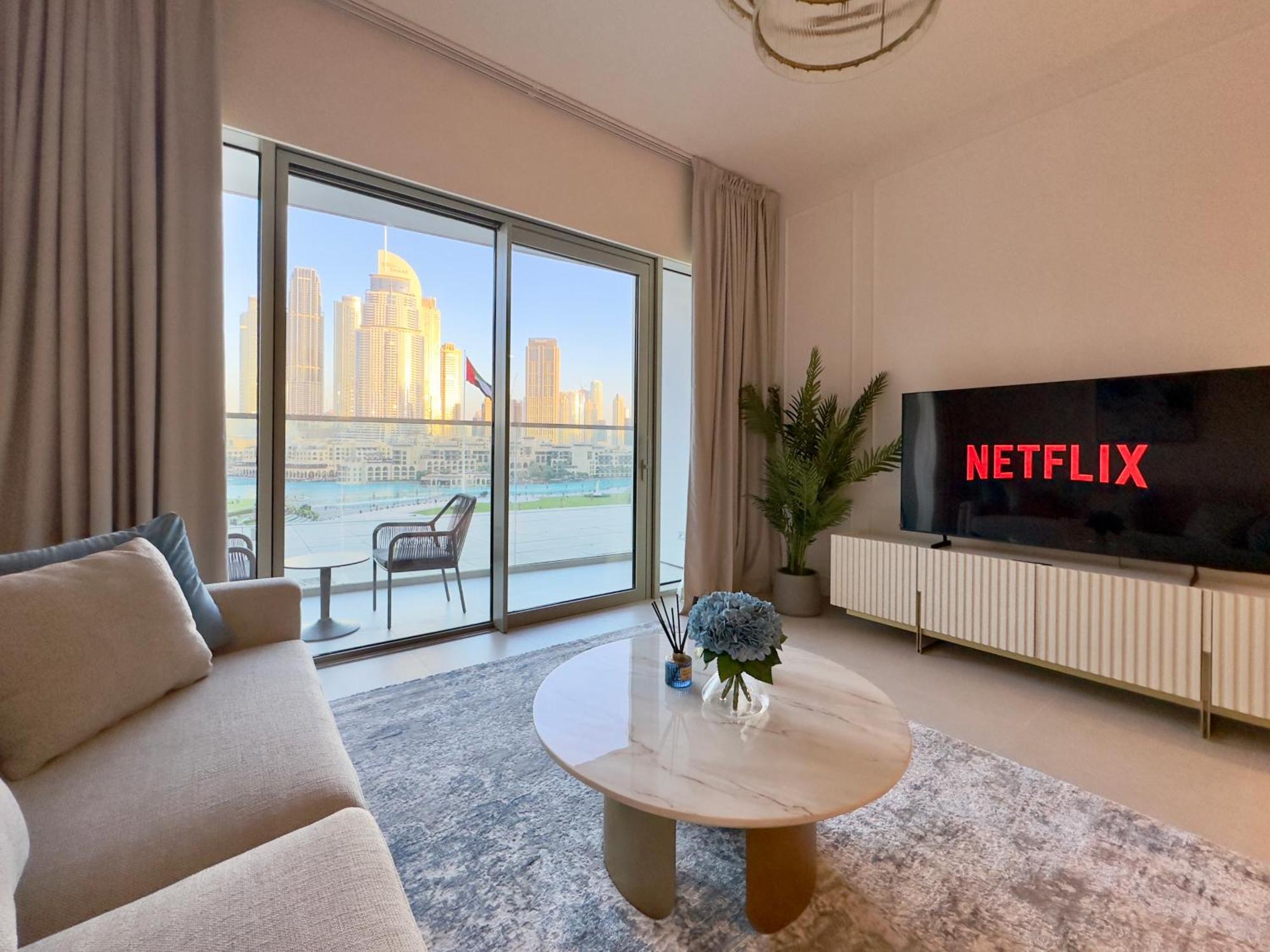 Dar Vacation - Magnificent Burj Khalifa View-2bdr Downtown Appartement Dubaï