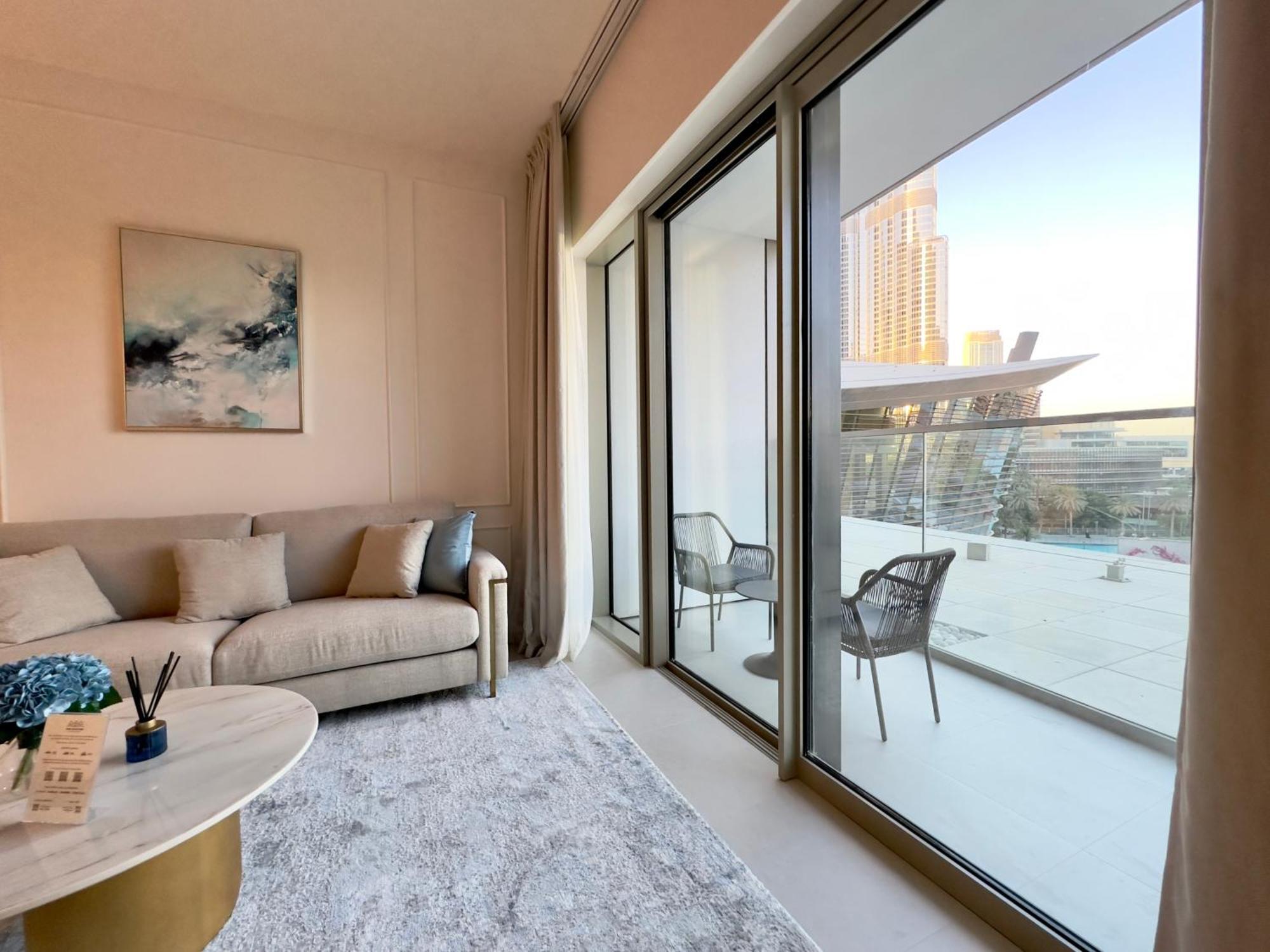 Dar Vacation - Magnificent Burj Khalifa View-2bdr Downtown Appartement