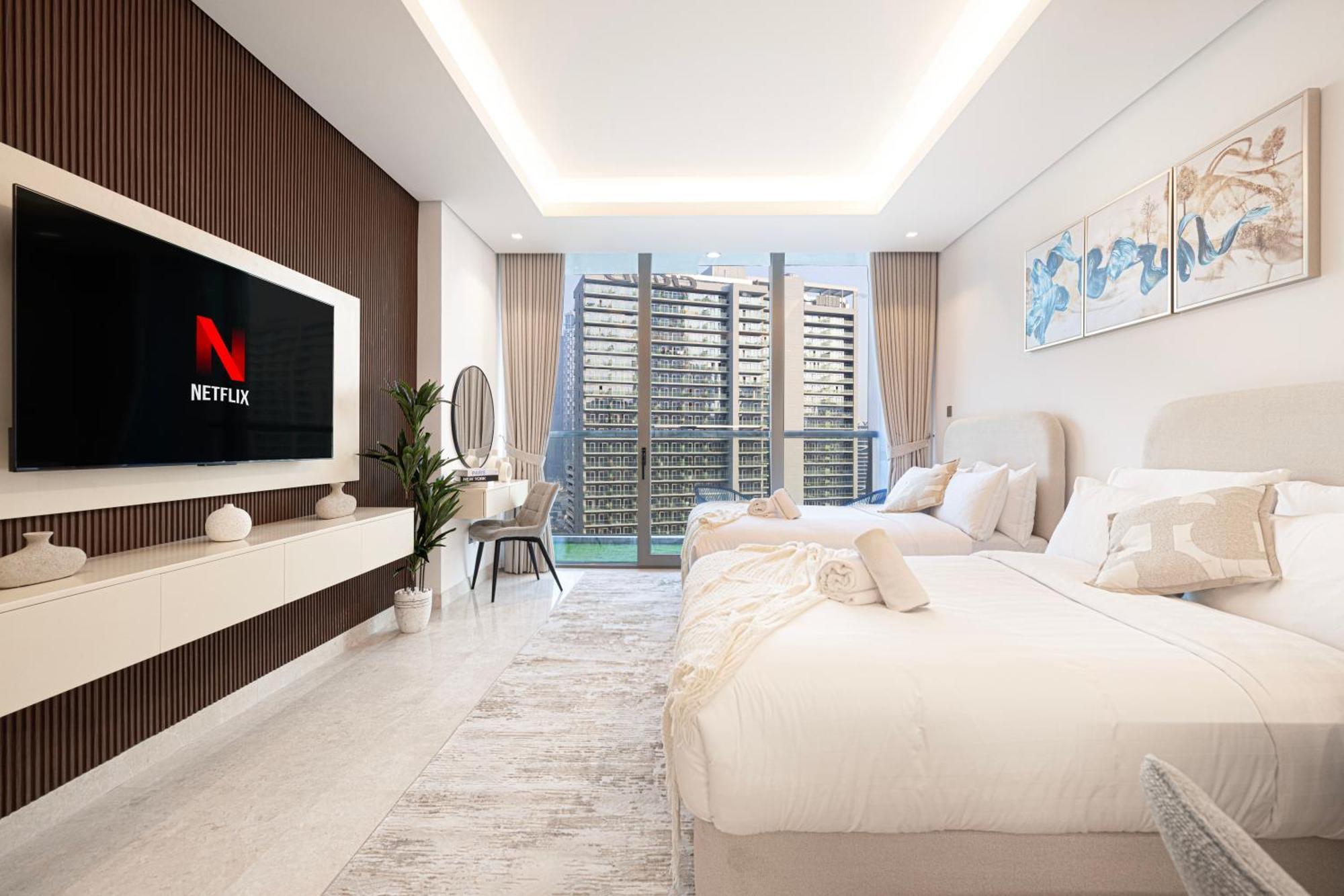 Outstanding New With 2 Double Beds,in Downtown Dubaï