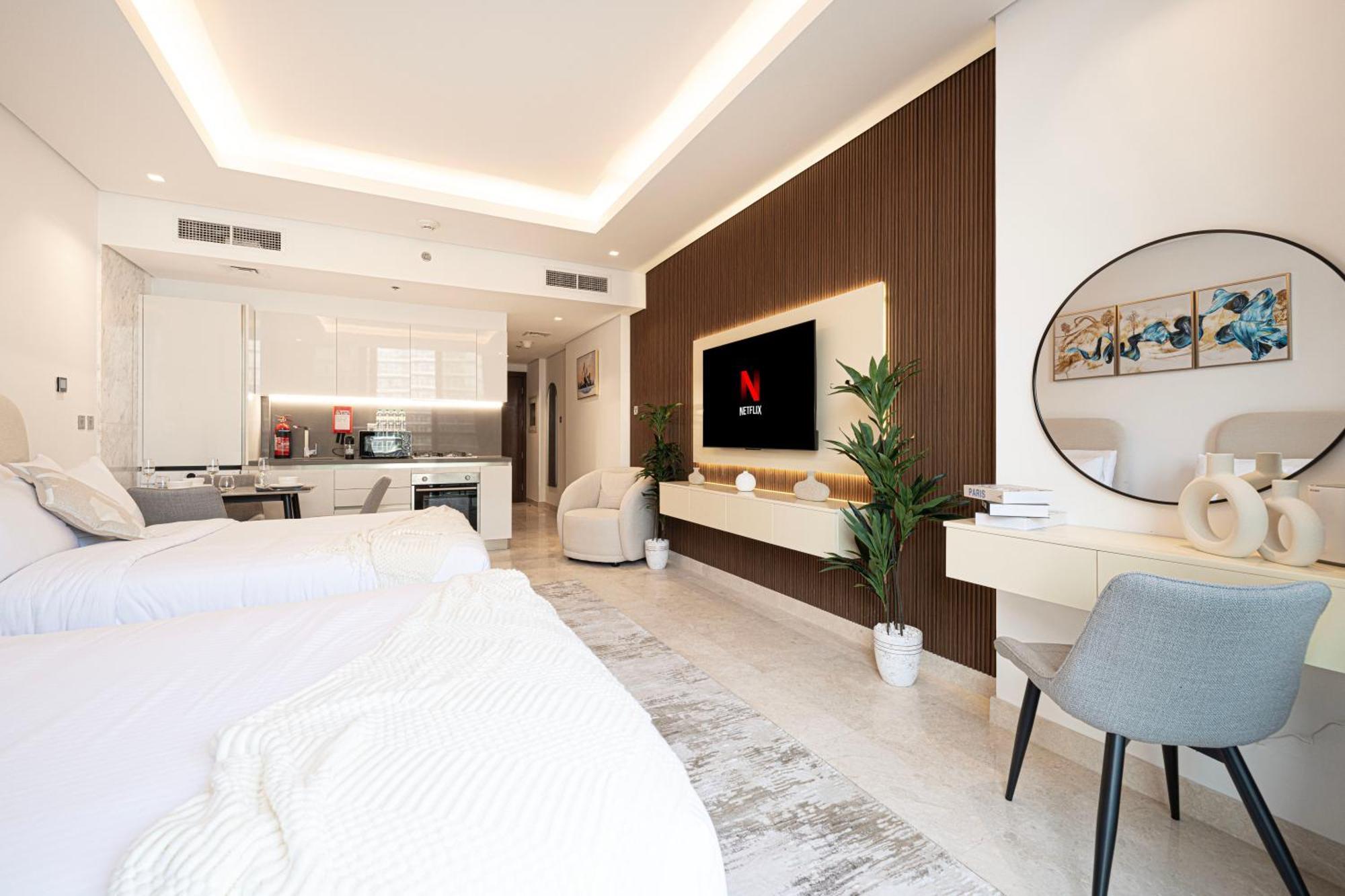 Appartement Outstanding New With 2 Double Beds,in Downtown