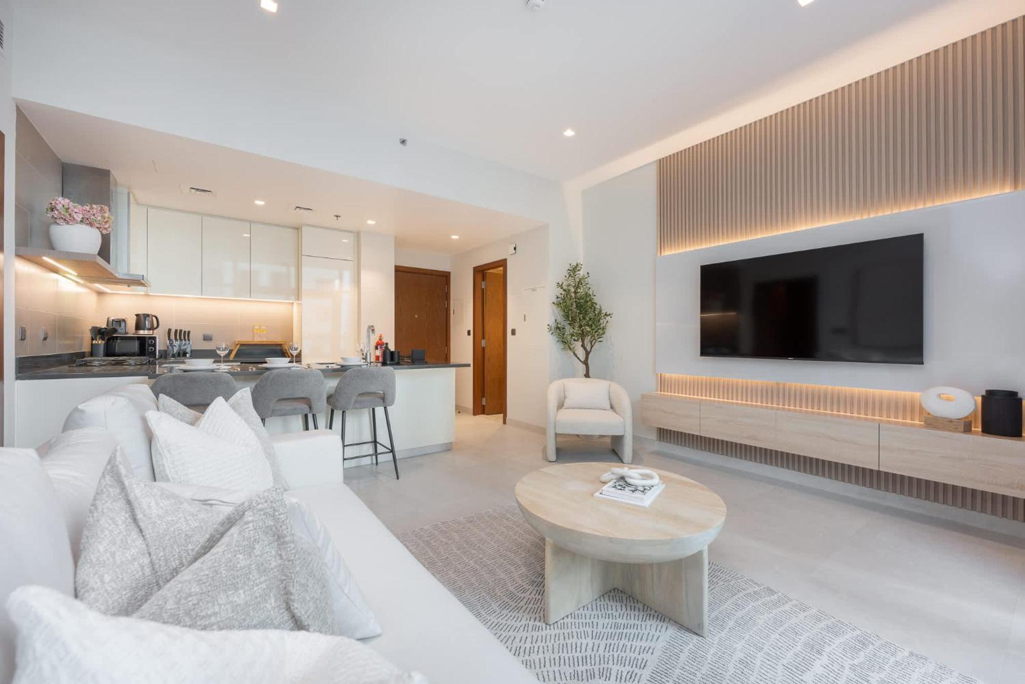 Apartamento Astonishing 1 Bedroom Flat In No 9 Tower Marina Dubai