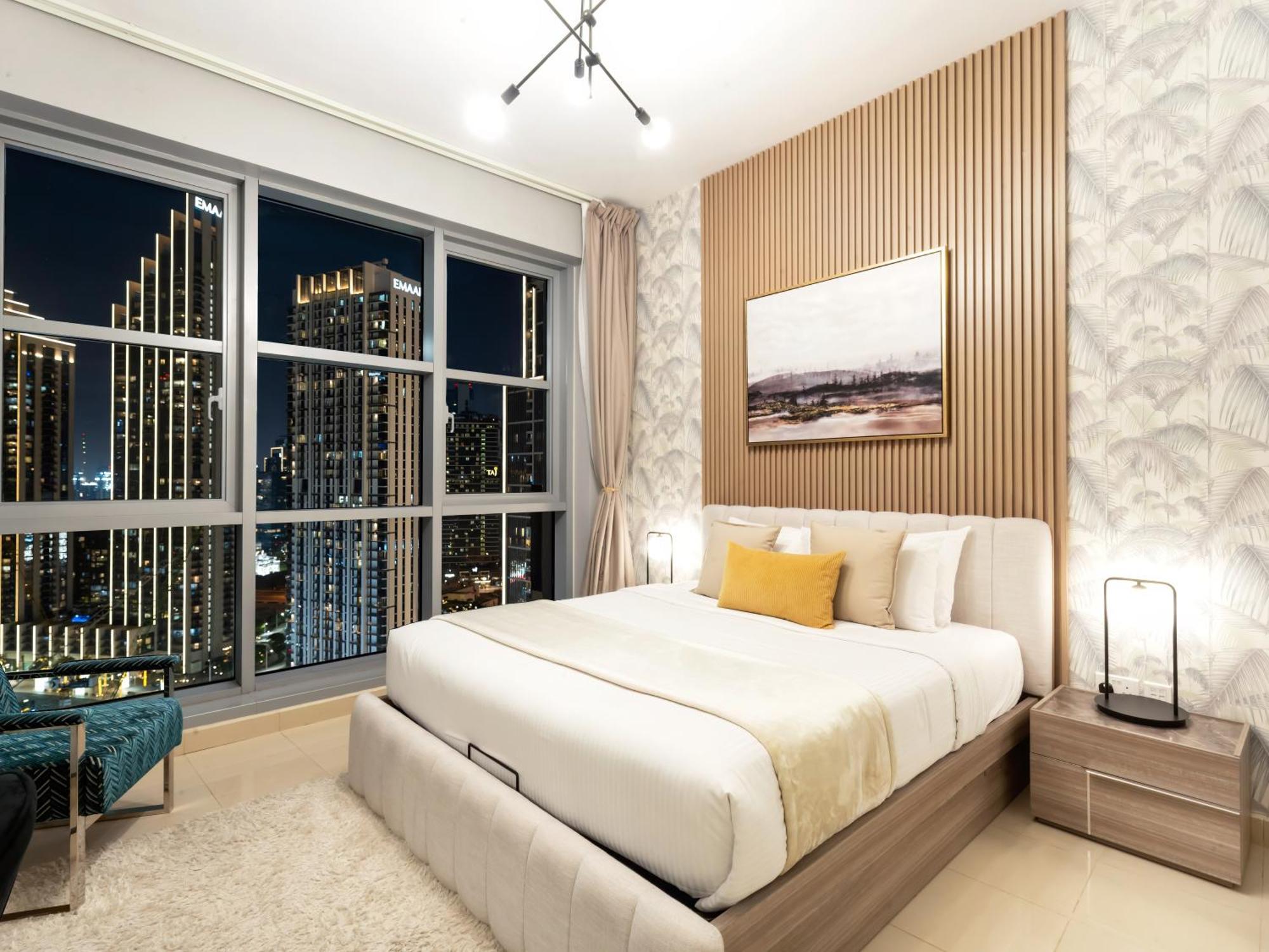 Chic 1br Fountain-view Flat Downtown Burj Khalifa