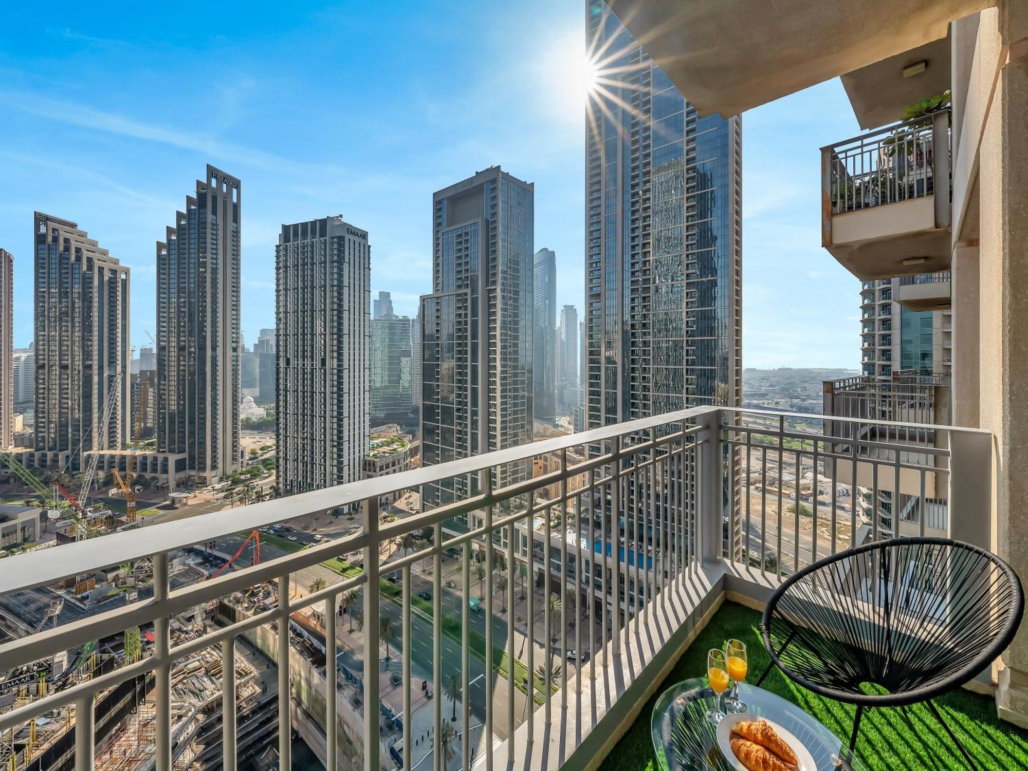 Chic 1br Fountain-view Flat Downtown Burj Khalifa * Dubái