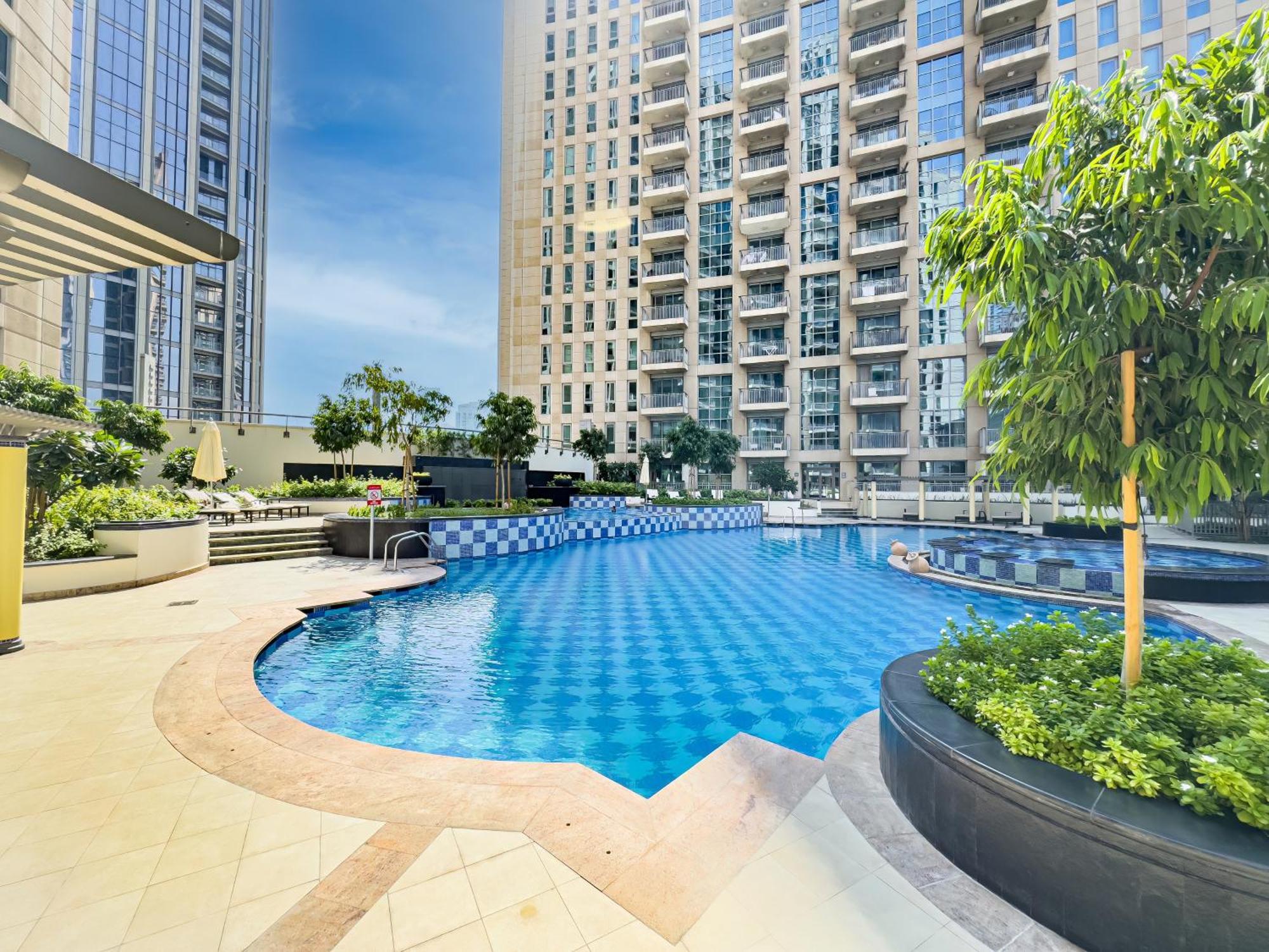 Chic 1br Fountain-view Flat Downtown Burj Khalifa