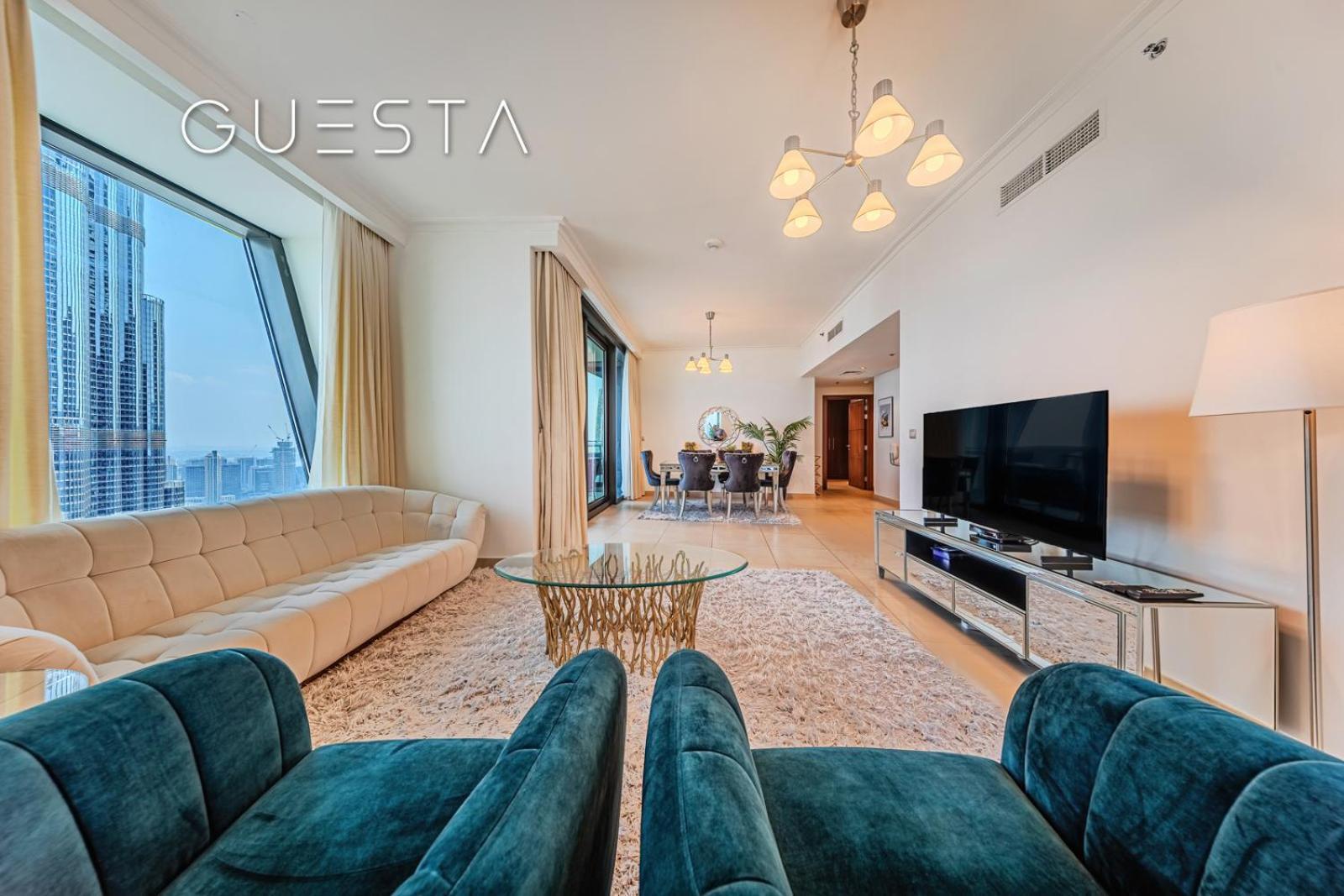 Burj Vista By Emaar - Burj Khalifa & Fountain Views, Downtown Appartamento *
