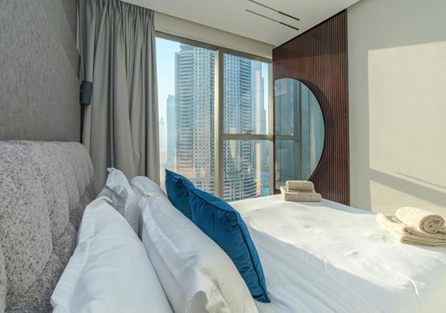Modern Stylish 2 Bedroom With Burj Khalifa View Appartement Dubaï