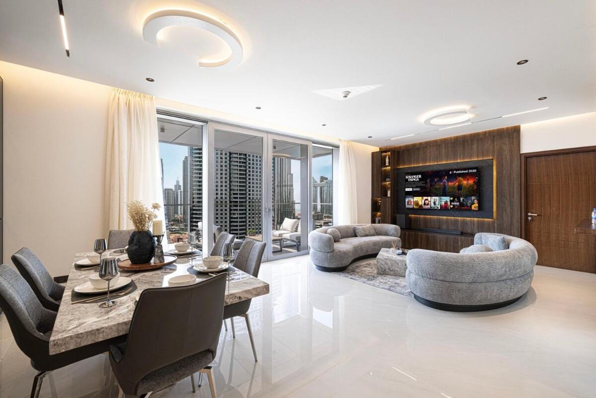 Appartement Modern Stylish 2 Bedroom With Burj Khalifa View Dubaï