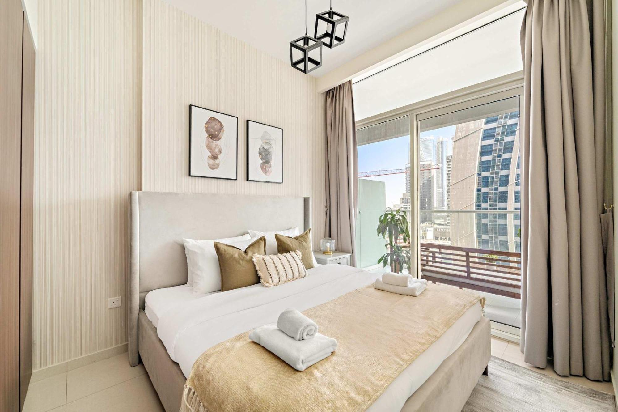 Silkhaus Stylish 1bdr In Vera Tower Nearby Canal Apartamento Dubai