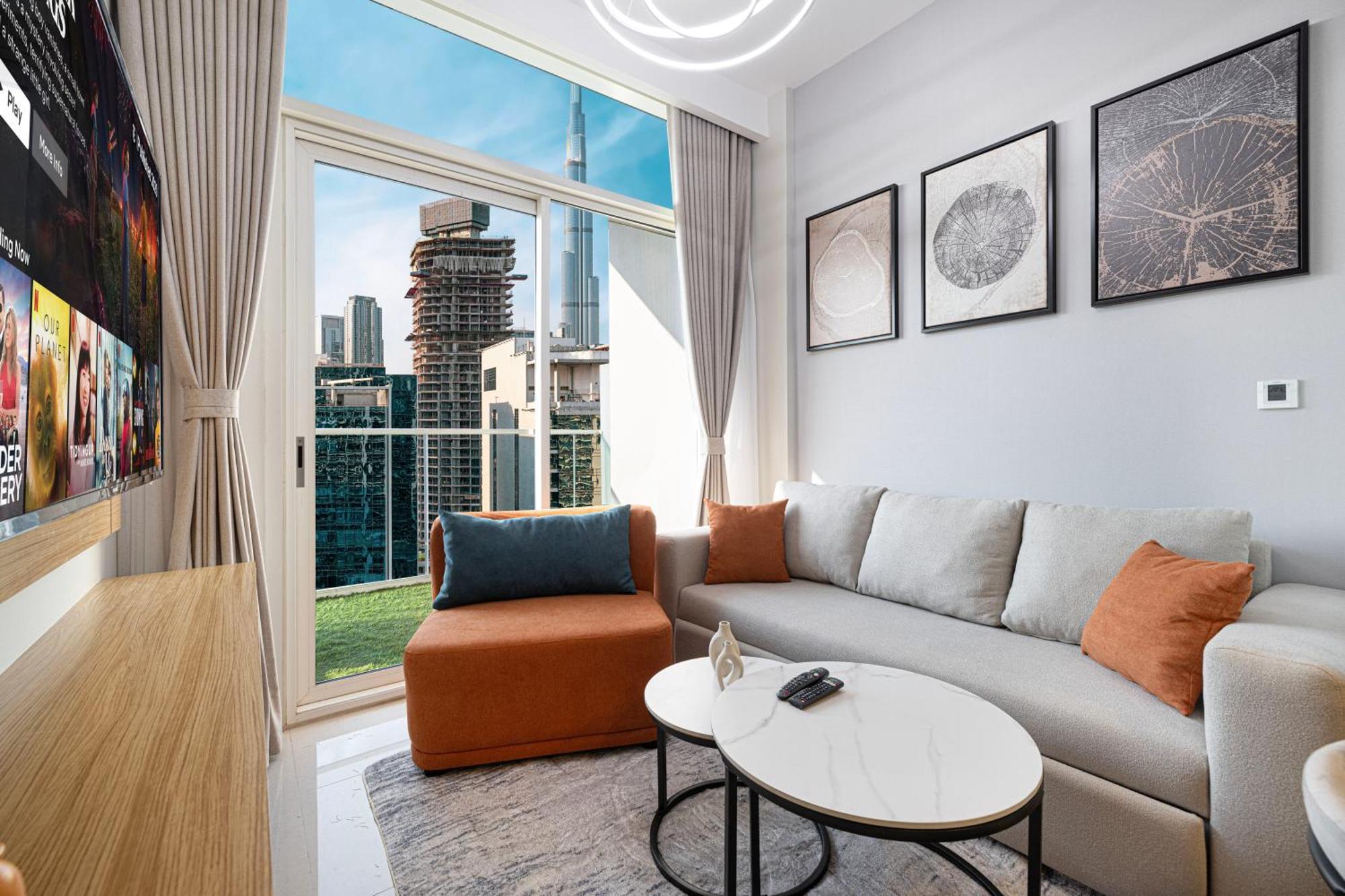 Appartement Exclusive 1-bedroom With Breathtaking Burj Khalifa Views In The Heart Of Dubaï