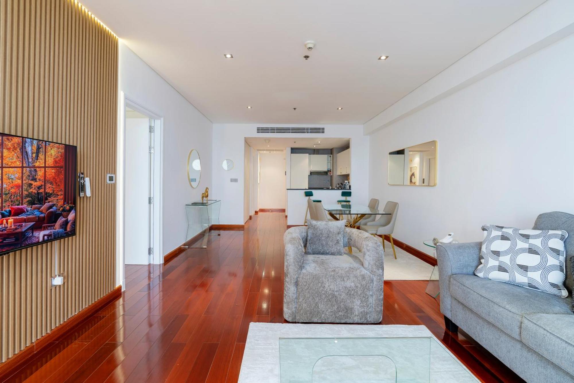 Apartment Cozy, Full Sea View, Private Beach, In 5 Stars At The Palm Dubai