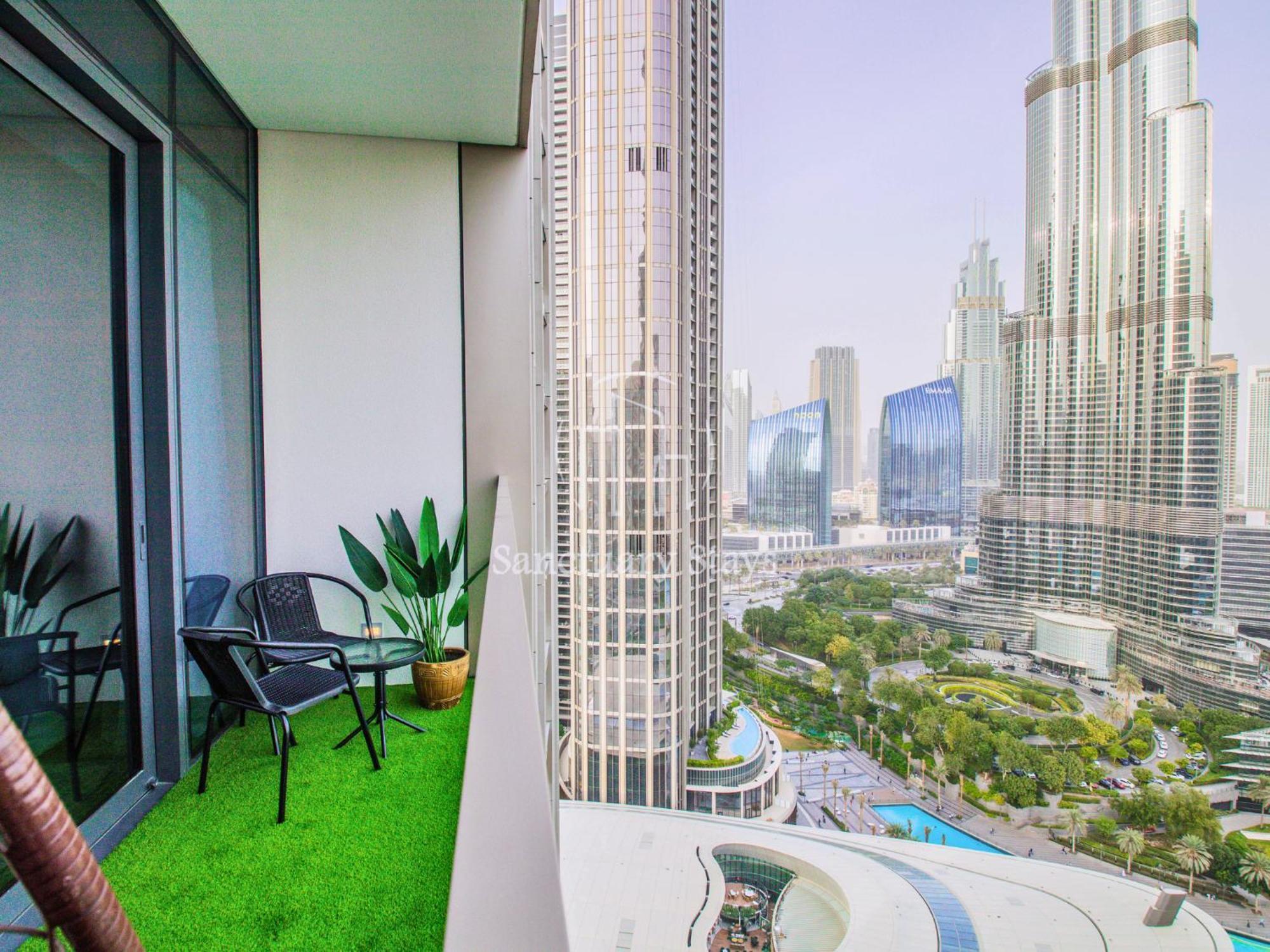 Grande Signature By Emaar - New Luxury 2br W Panoramic Burj Khalifa & Fountain Show Views *