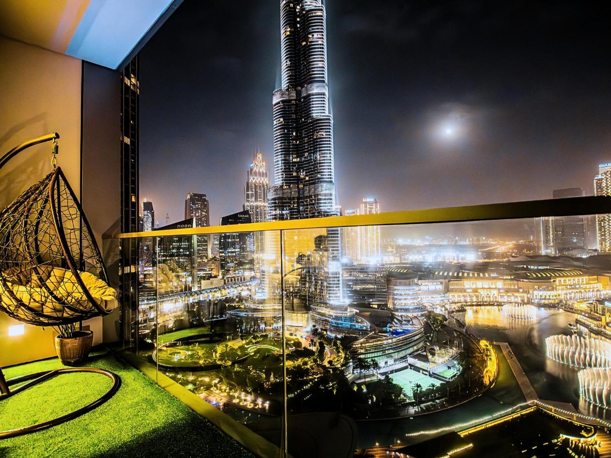 Appartement Grande Signature By Emaar - New Luxury 2br W Panoramic Burj Khalifa & Fountain Show Views Dubaï