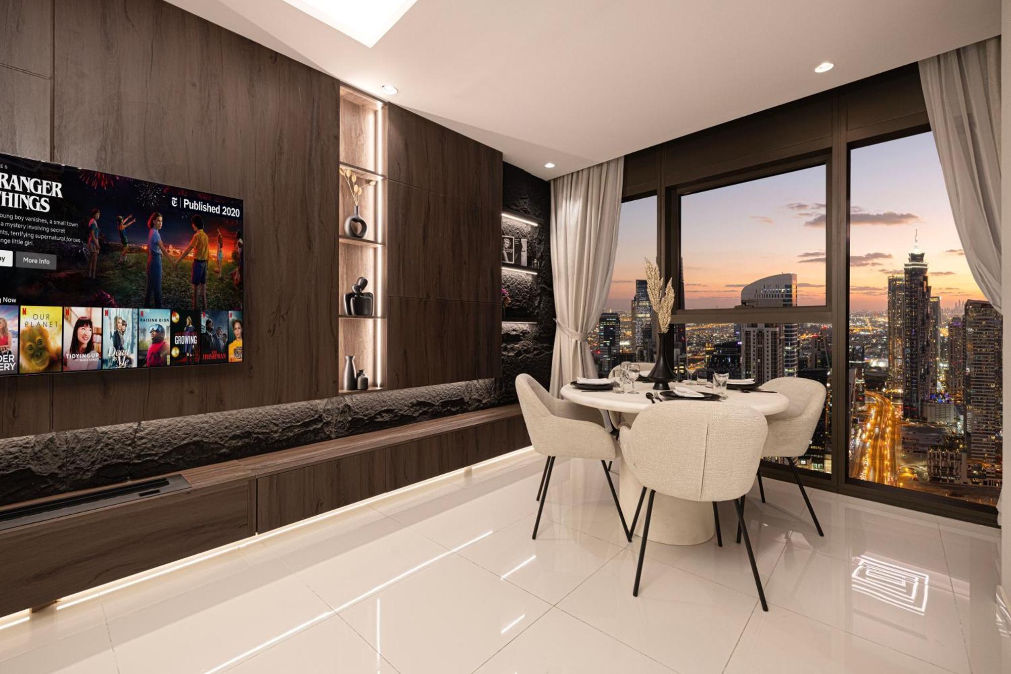Panoramic Burj Khalifa And Sea View, Infinity Pool, Luxury 2br Apartment
