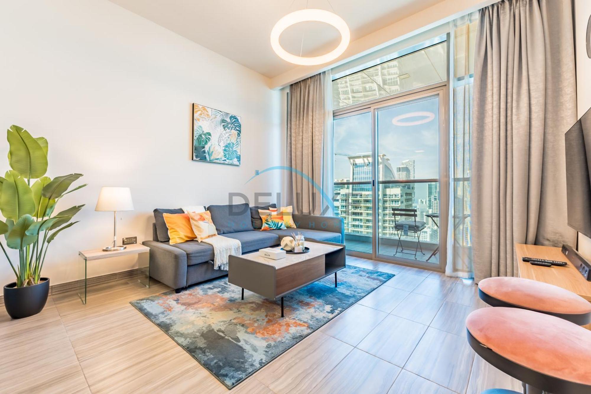 Appartement Chic 1br With Relaxing & Views In Jlt By Deluxe Homes