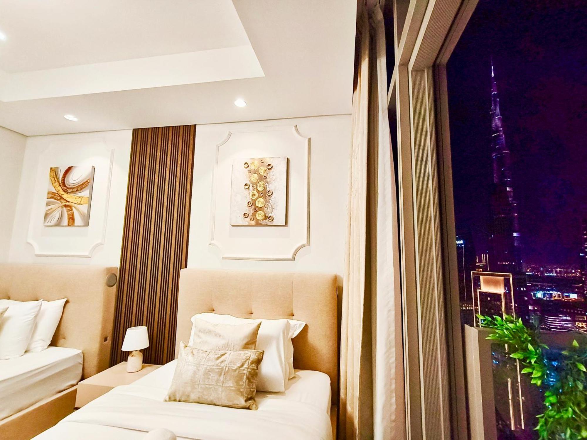 Stunning 2br With Burj View & Infinity Pool Apartament Dubai
