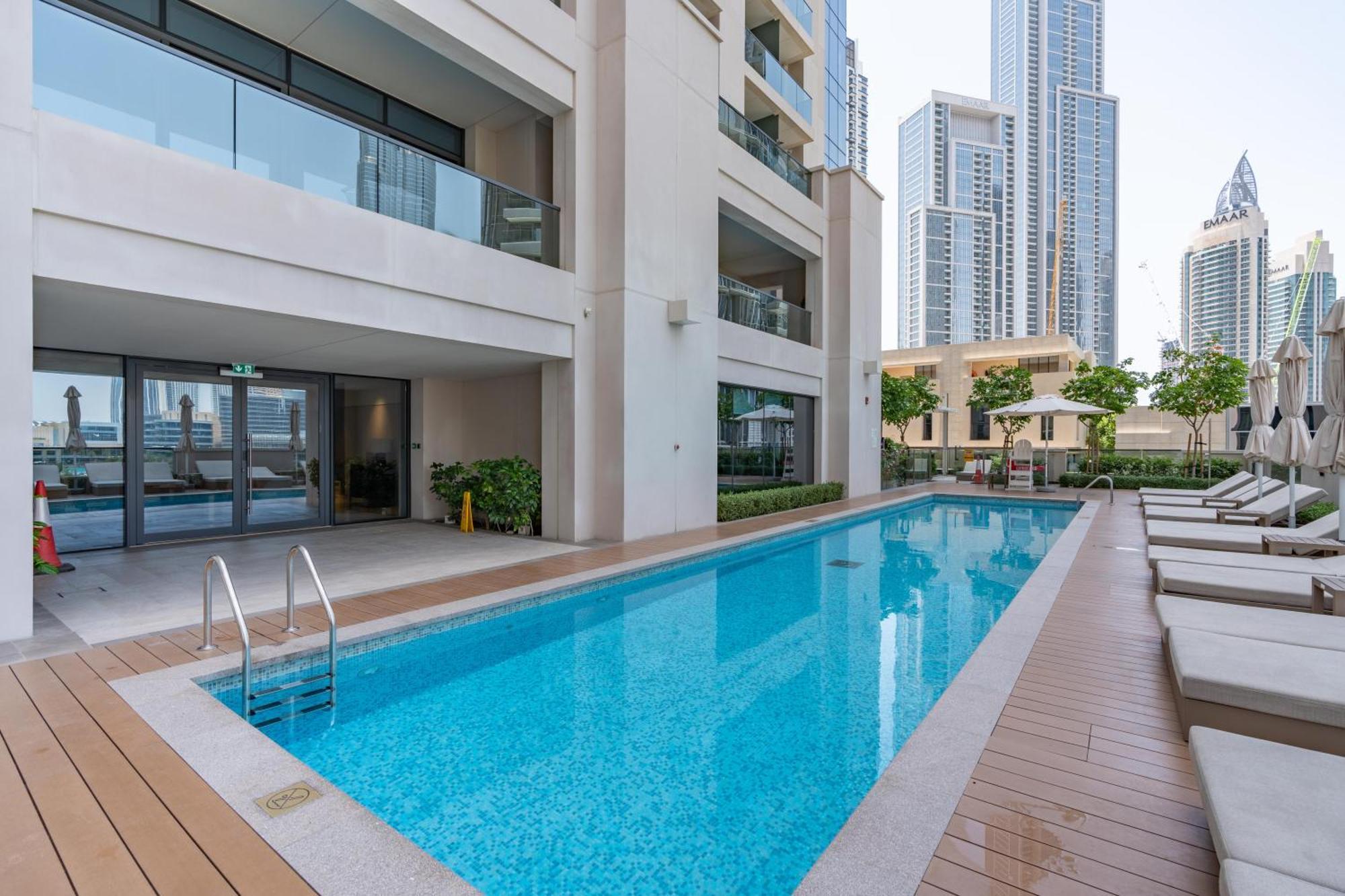 Apartamento Brand New Stylish 1 Bed Next To Burj Khalifa By Boulevard *