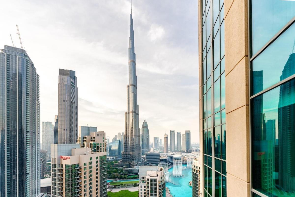 King 1br With Burj Khalifa & Fountain View Apartamento