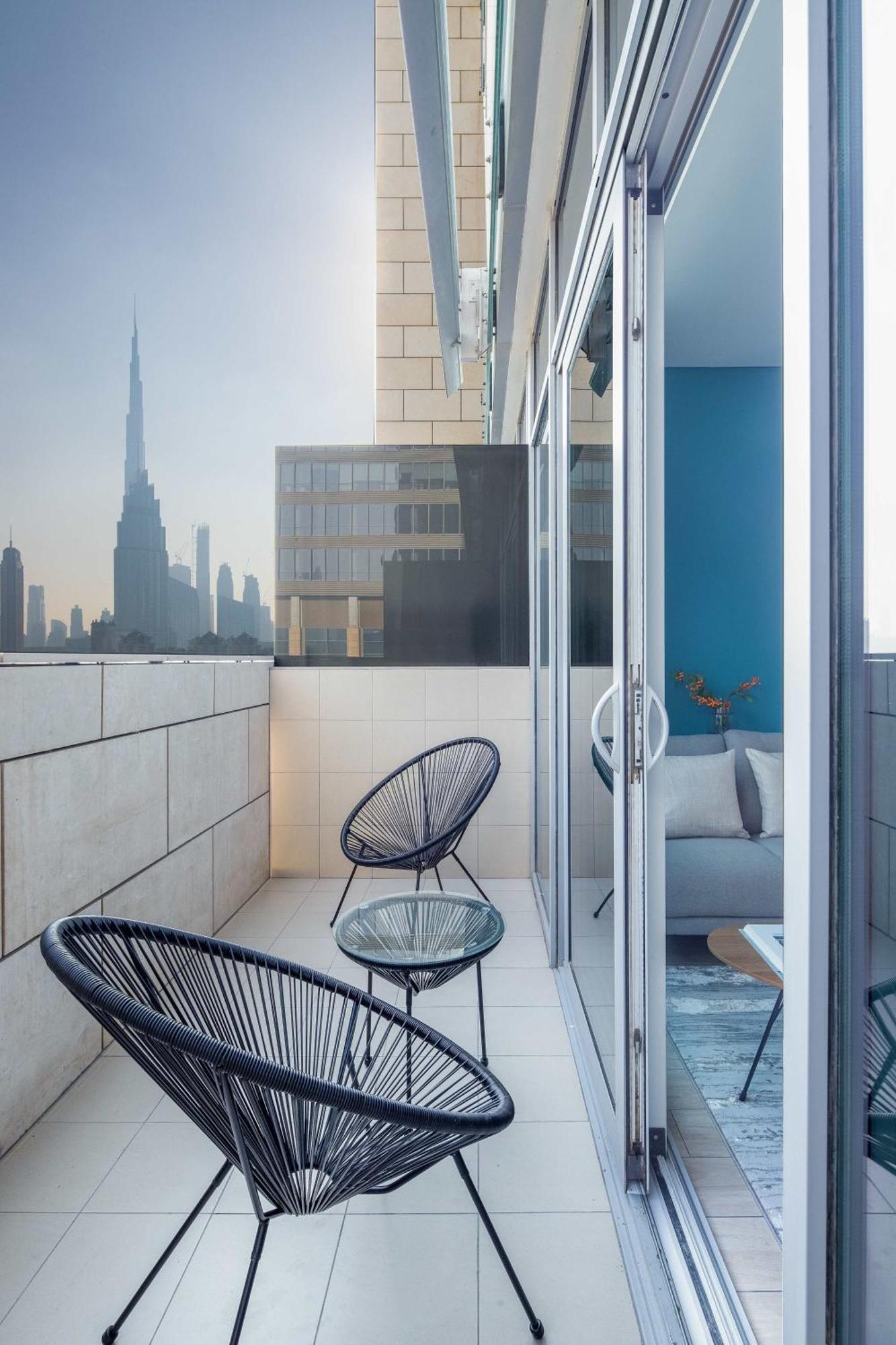 Appartement Silkhaus Elegant With Burj Khalifa View And Balcony Dubaï
