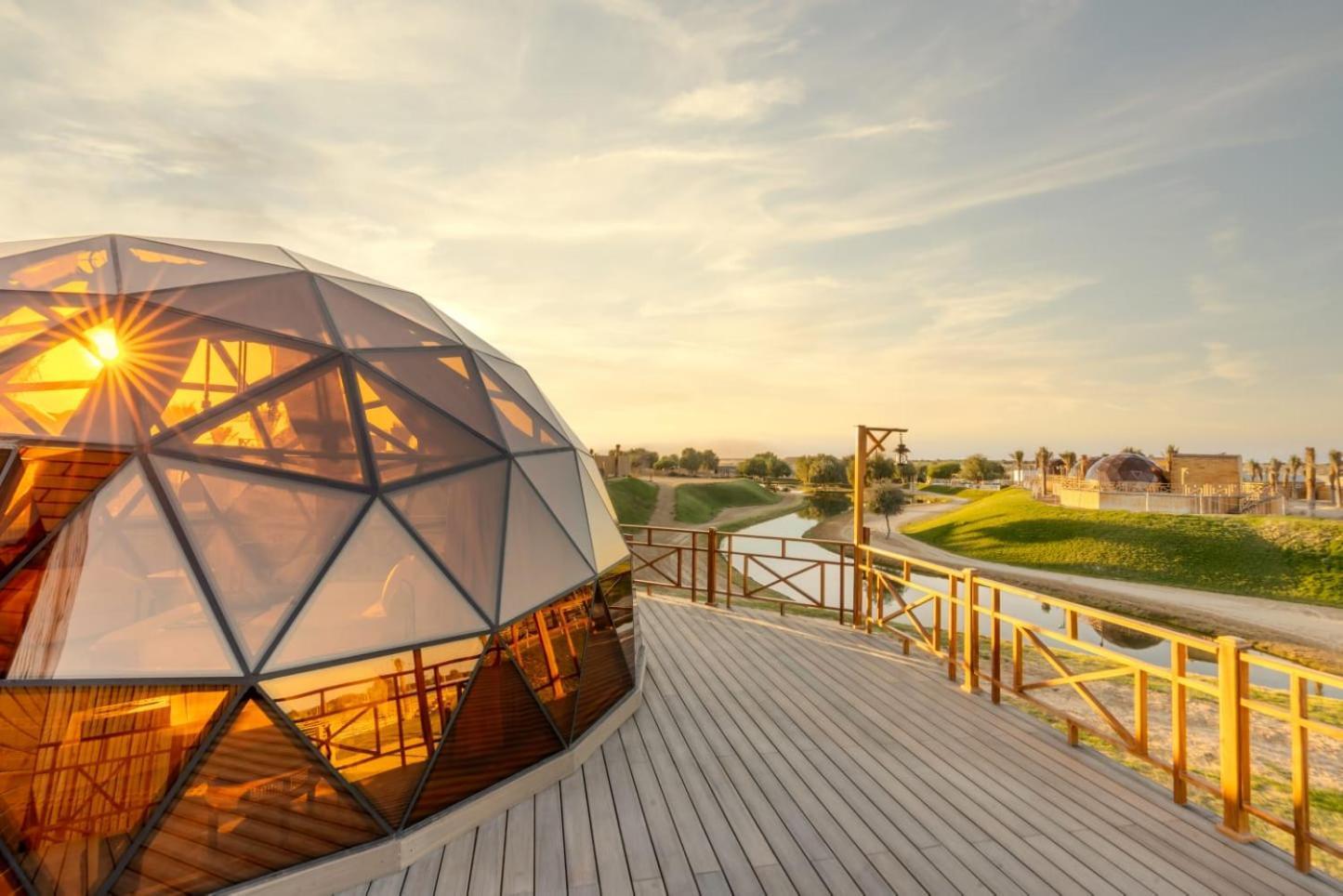 Campismo de Luxo Al Marmoom Oasis Luxury Experiential Desert Domes Dubai
