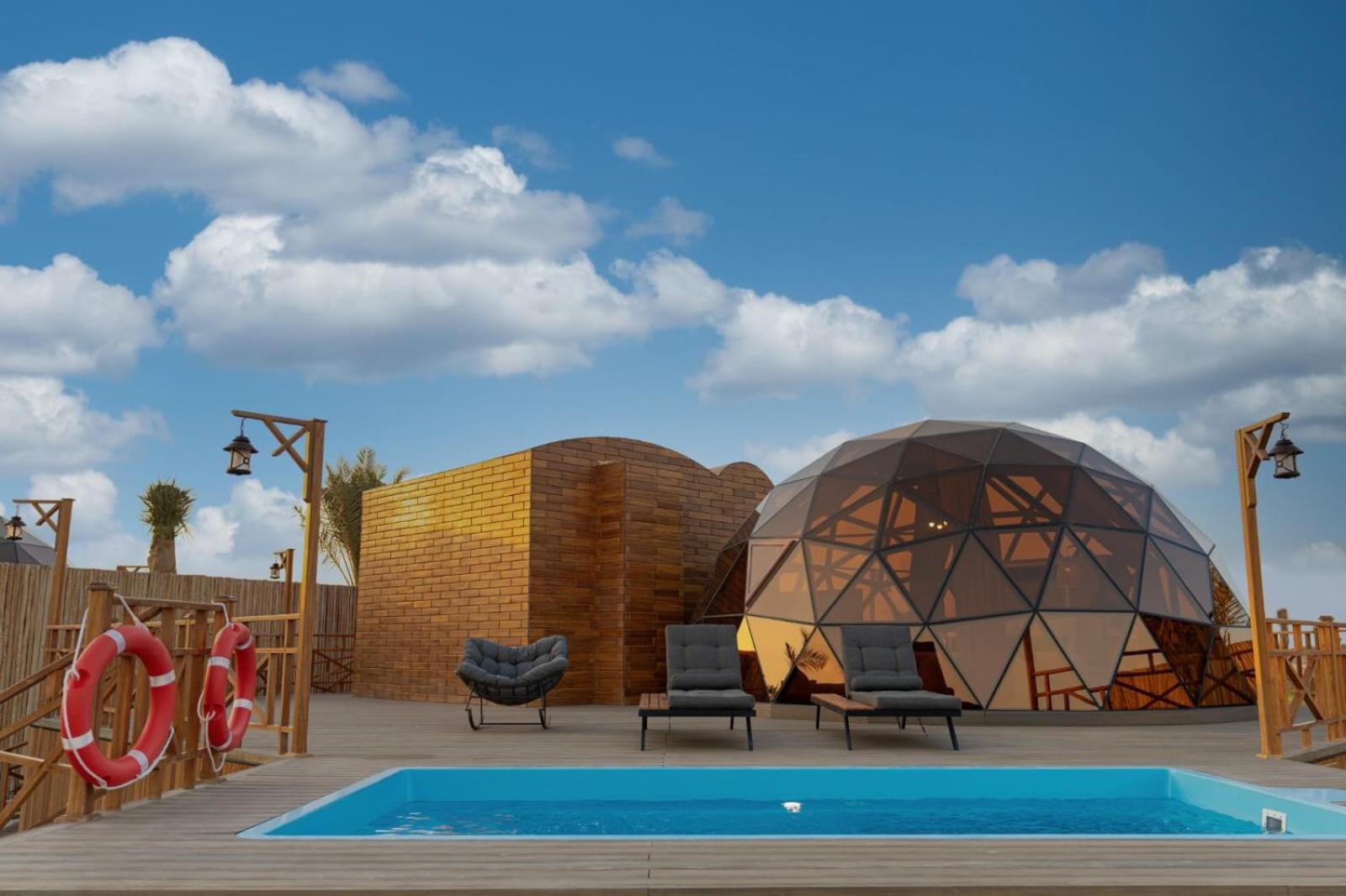 Campismo de Luxo Al Marmoom Oasis Luxury Experiential Desert Domes Dubai