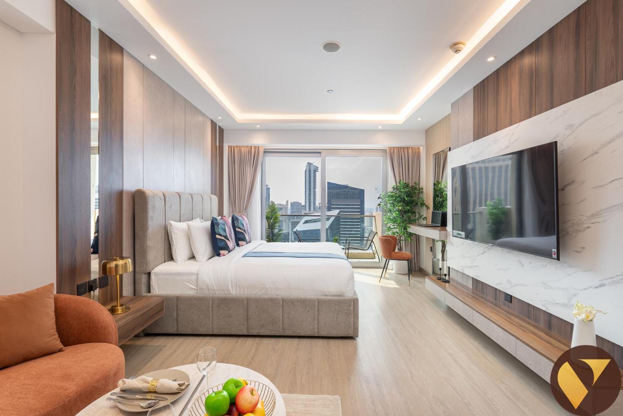 Apartamento Vogue, 30th Floor Luxury At The Address Marina - Stunning Full Marina View, Private Balcony And Amazing Bathtub Overlooking The Marina