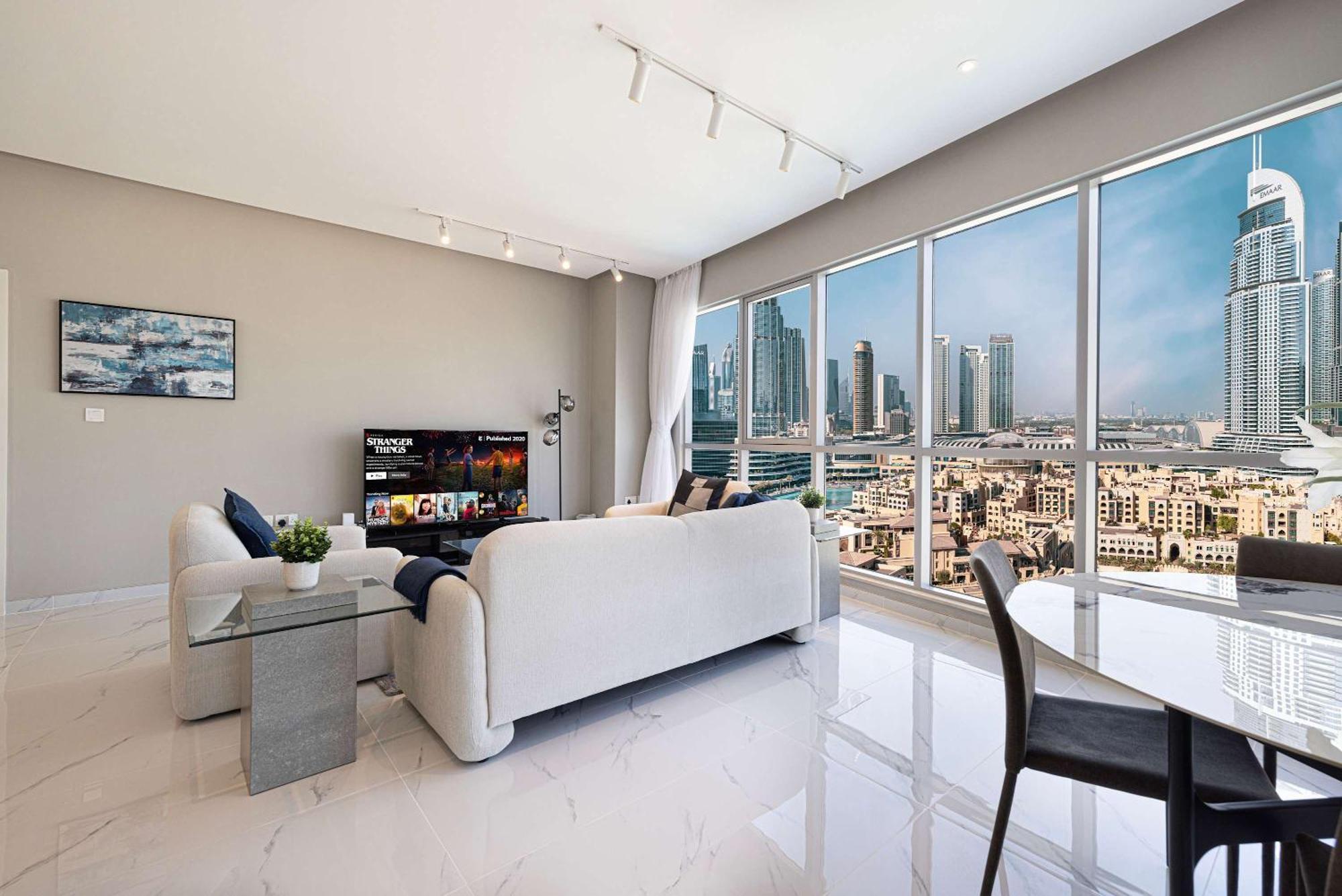 Downtown Sanctuary Iconic Burj Views & Luxury Living Apartamento *