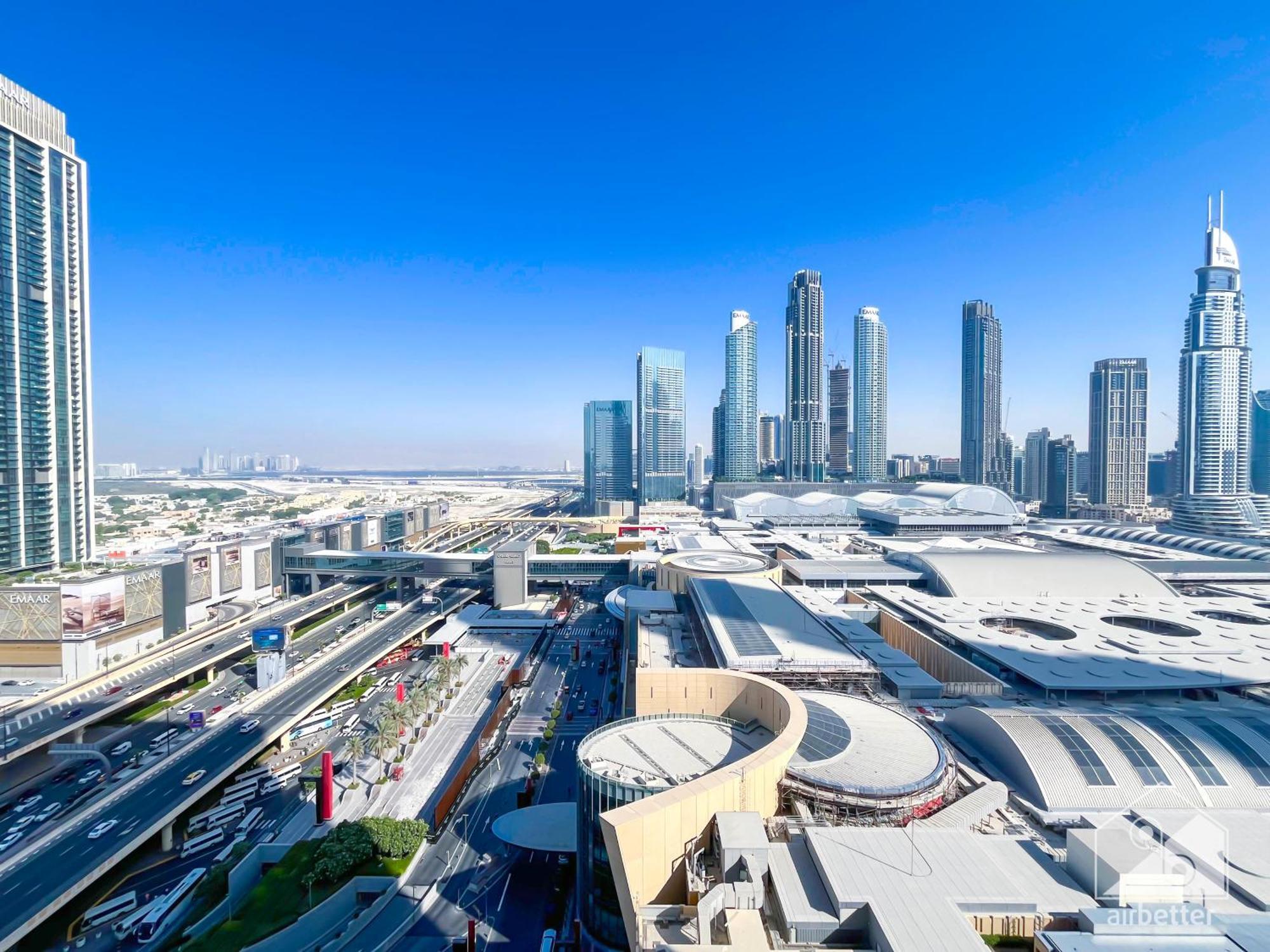 Mall Luxury 1bedroom Balcony View Appartement *