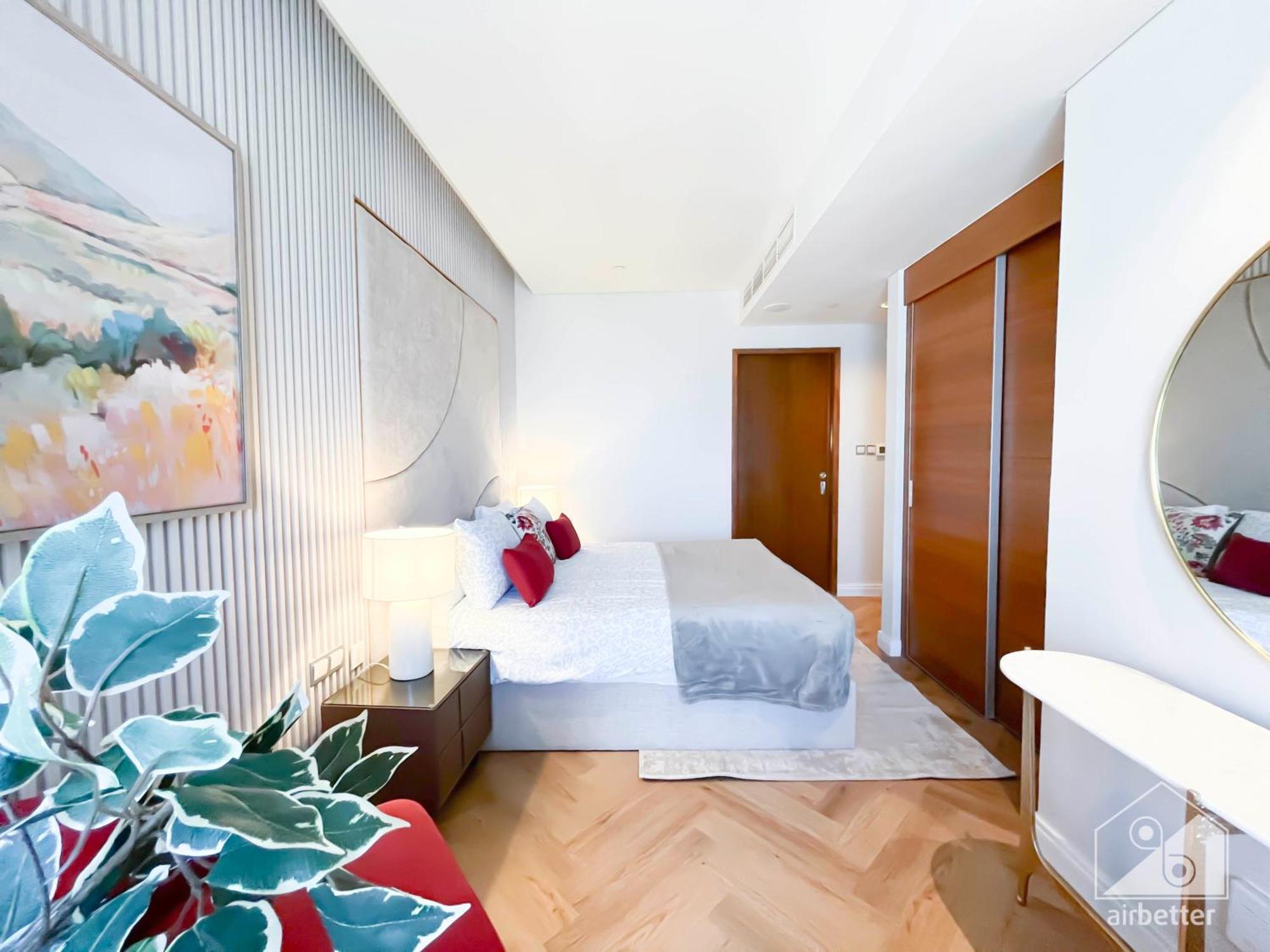 Mall Luxury 1bedroom Balcony View Appartement *