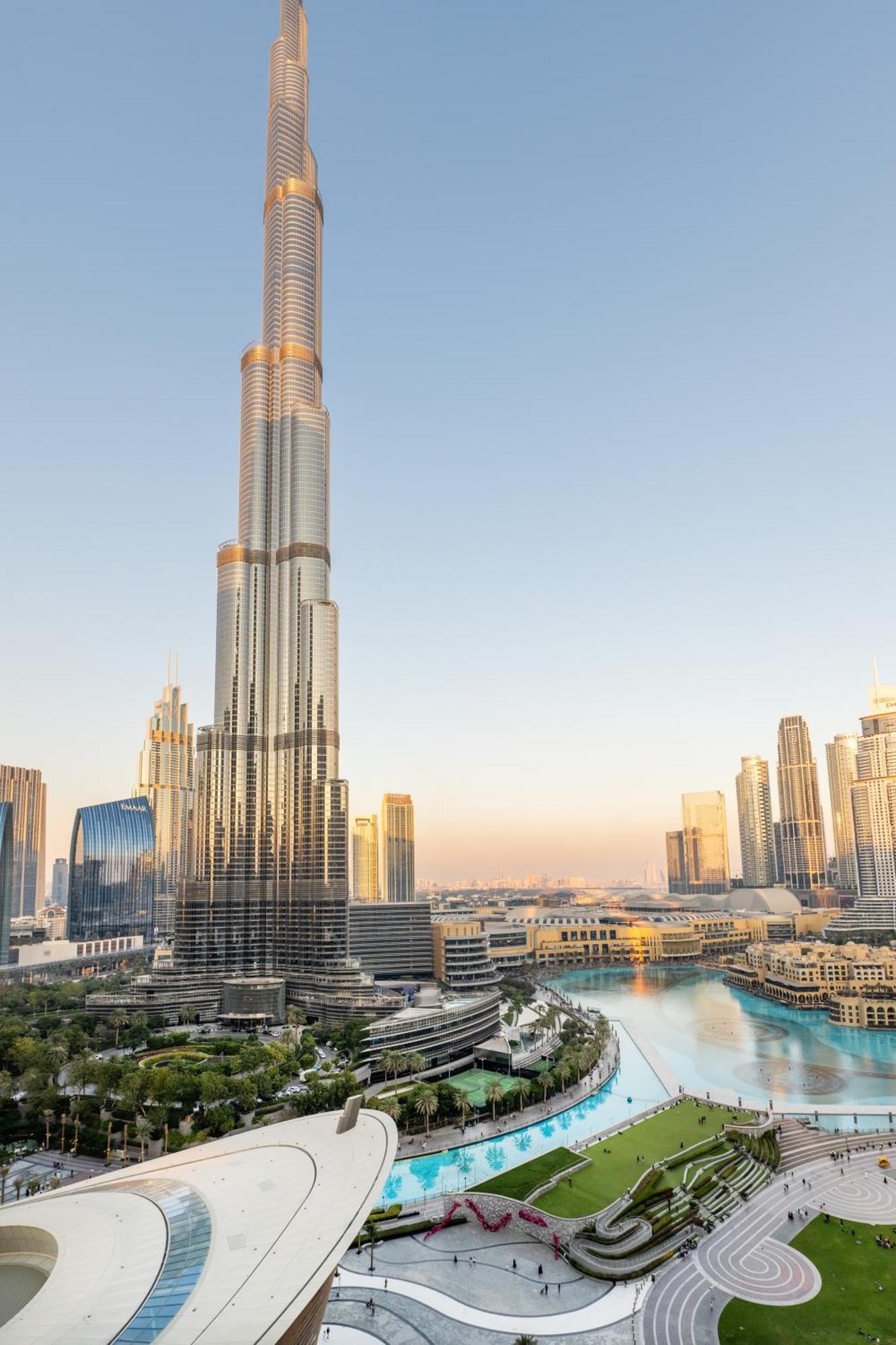Appartement Hermes-style 2br, Full Burj Khalifa View - Infinity Pool - Full Fountain View *