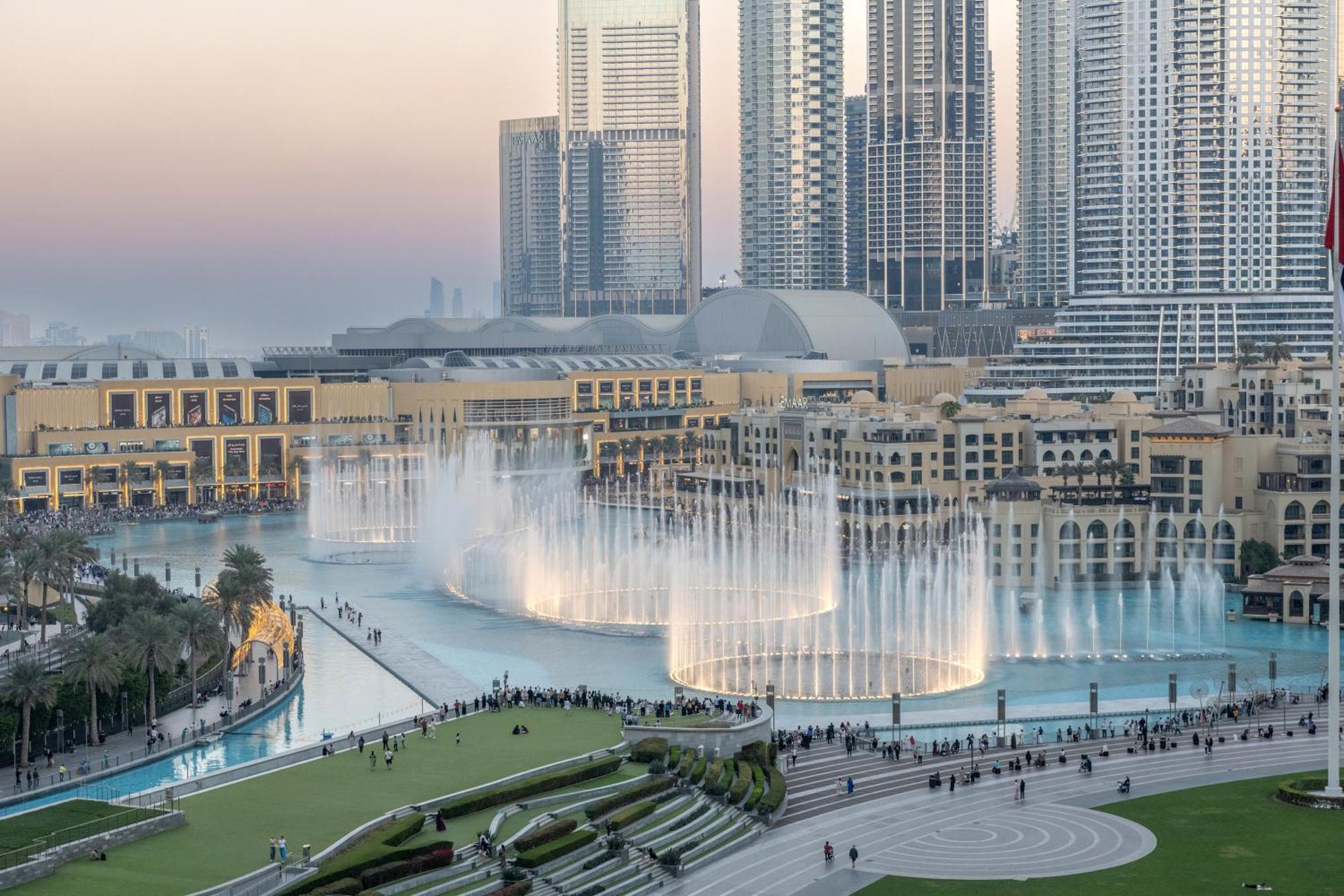 Appartement Hermes-style 2br, Full Burj Khalifa View - Infinity Pool - Full Fountain View *