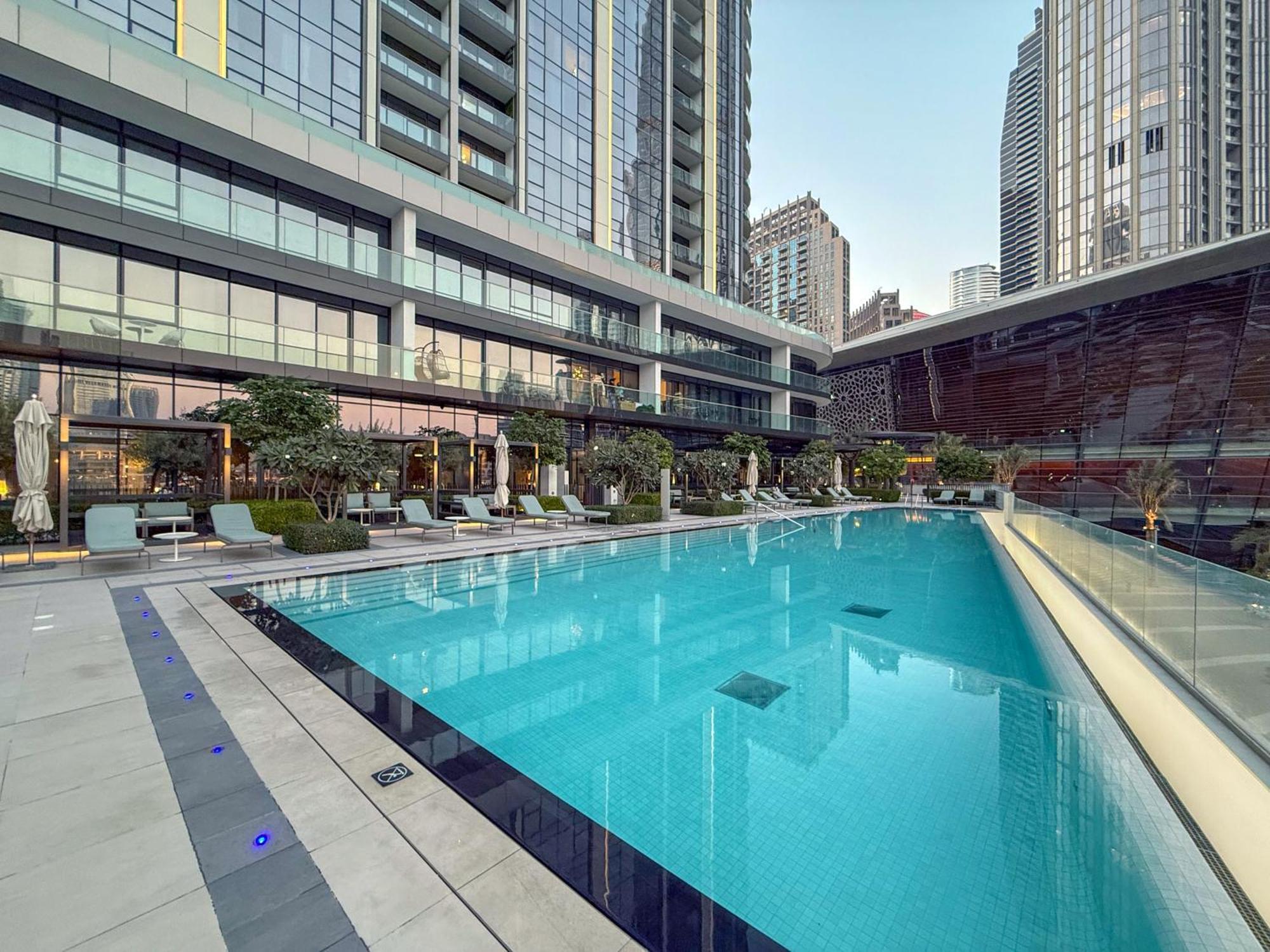Hermes-style 2br, Full Burj Khalifa View - Infinity Pool - Full Fountain View Appartement