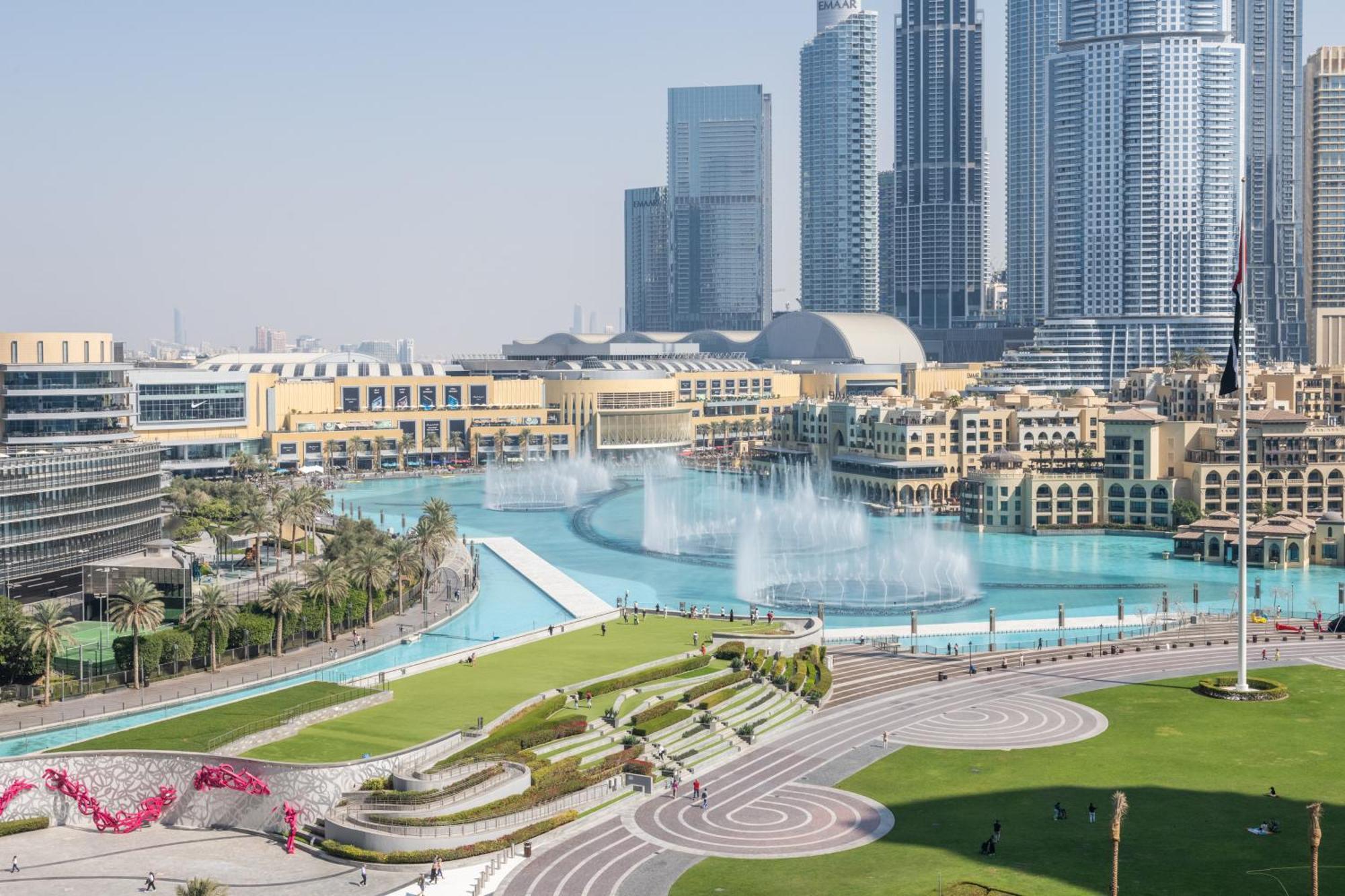 Hermes-style 2br, Full Burj Khalifa View - Infinity Pool - Full Fountain View