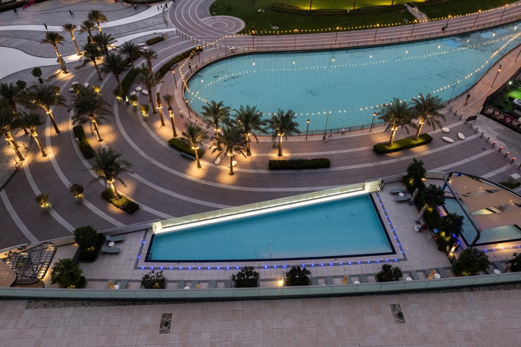 Hermes-style 2br, Full Burj Khalifa View - Infinity Pool - Full Fountain View * Dubaï