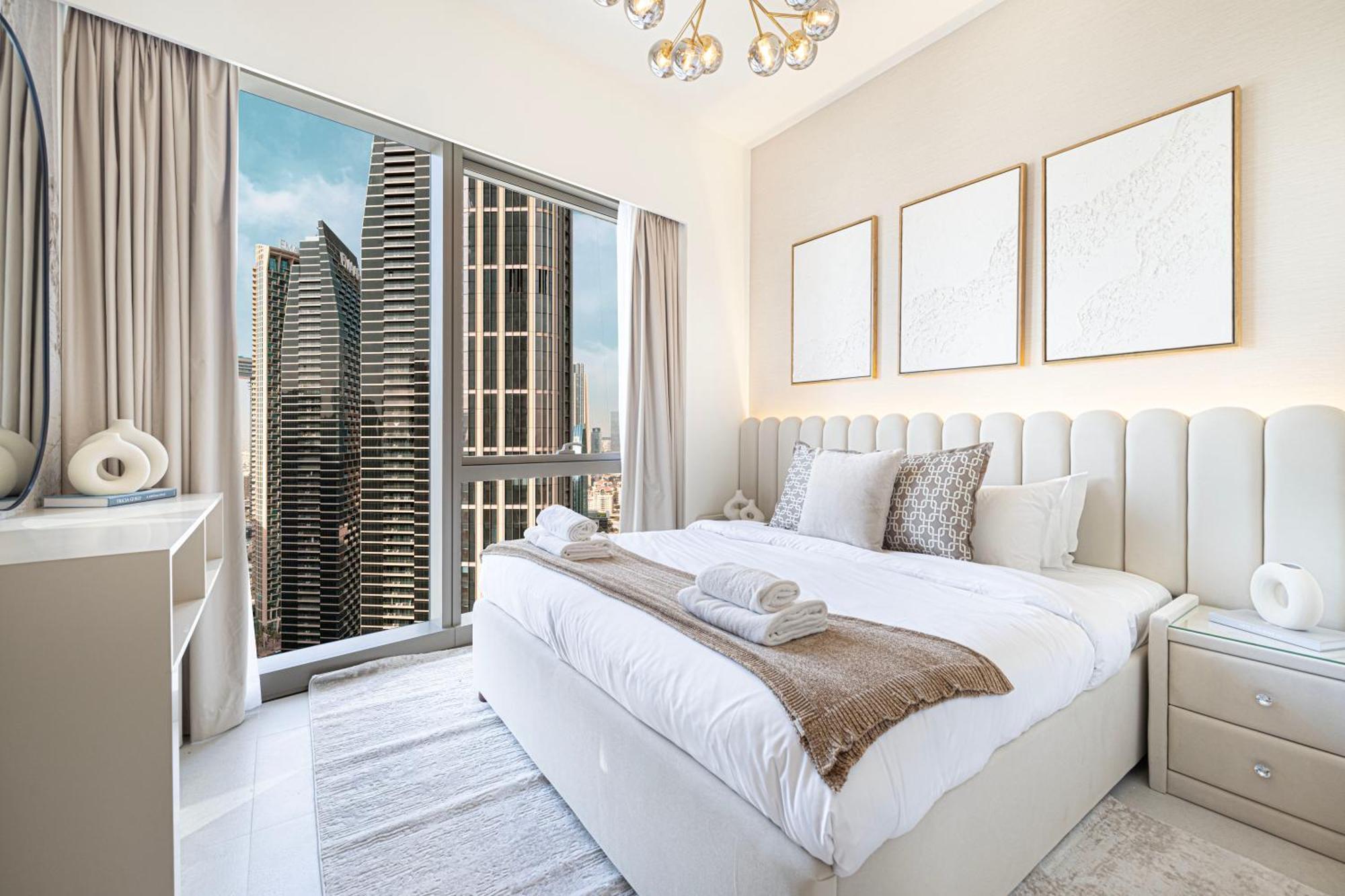 Sky High Luxury, Grande Signature, Burj Khalifa View, 5 Minute Walk To Mall Appartement