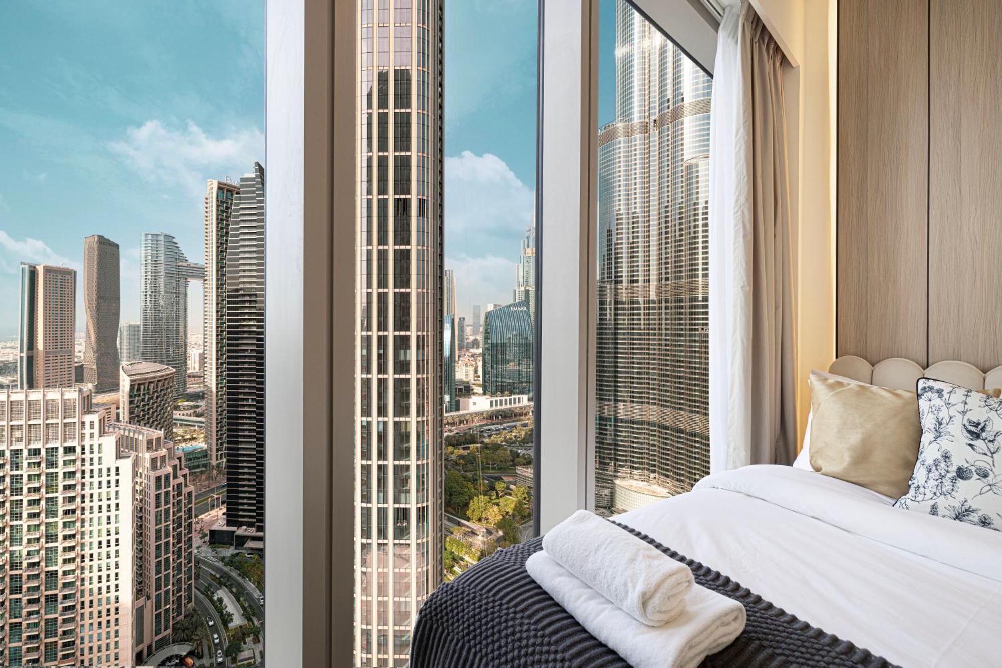 Sky High Luxury, Grande Signature, Burj Khalifa View, 5 Minute Walk To Mall Appartement *