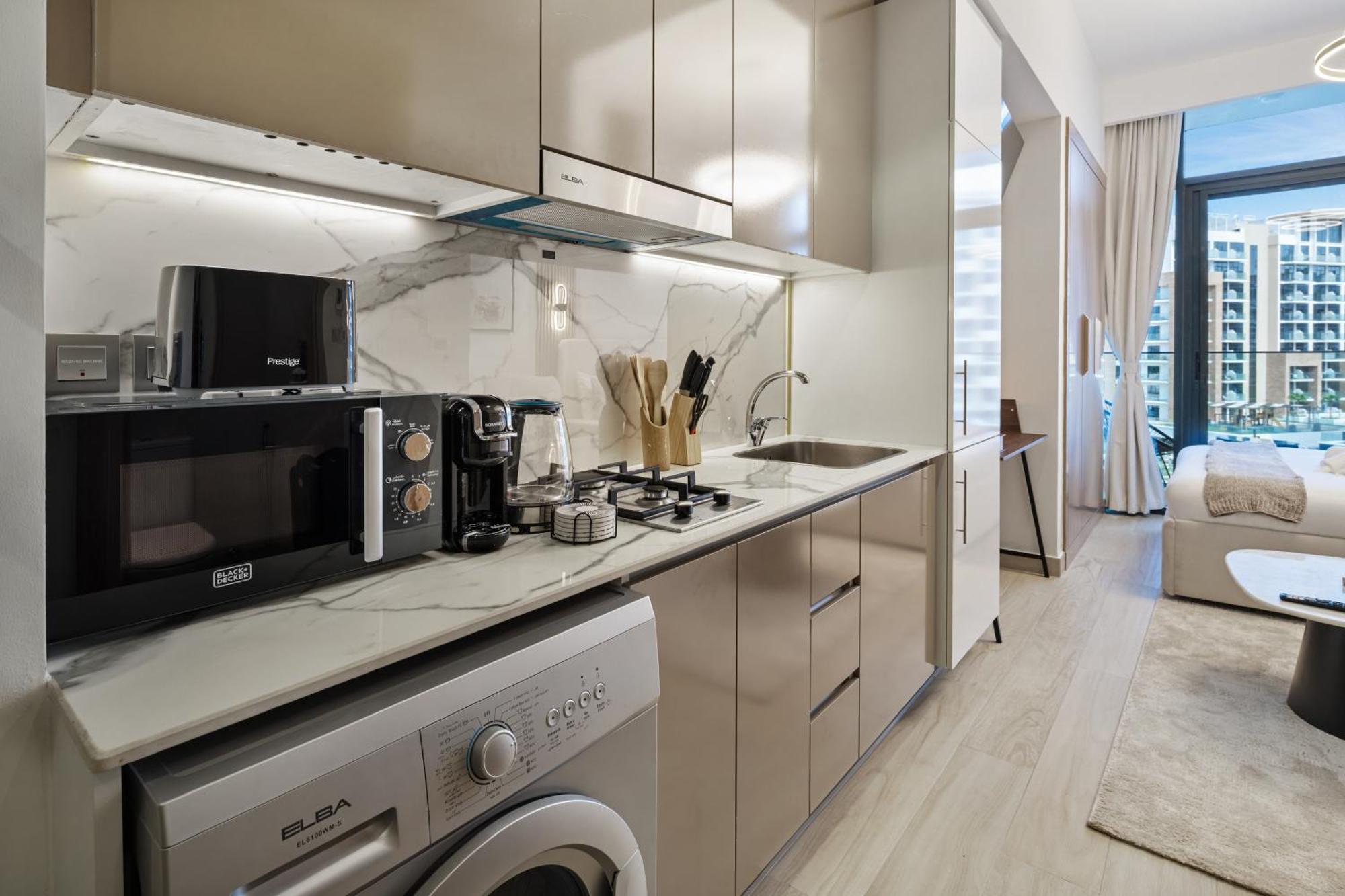 New Chic In Azizi Riviera One Apartamento Dubái