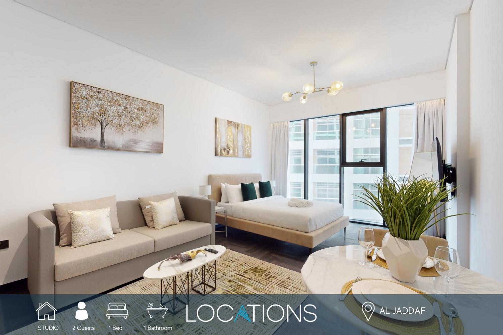 O Ten, Al Jaddaf - Neat Apartamento Dubai