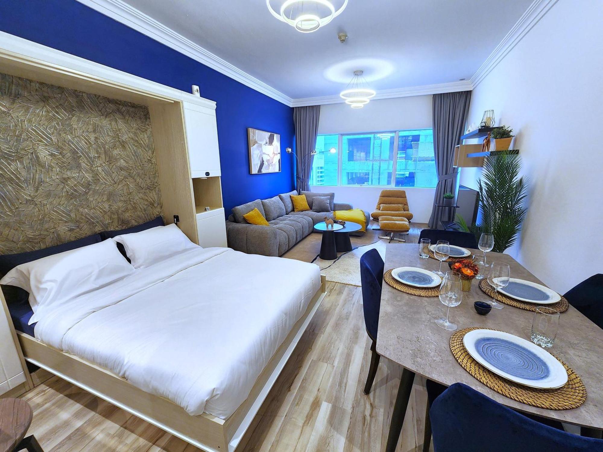 Appartement Chateau Chill, High-rise Marina Escape Dubaï