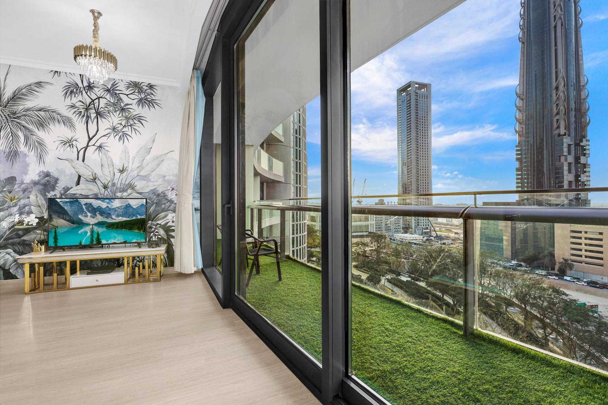 First Class 1br With Skyline View Apartemen Dubai
