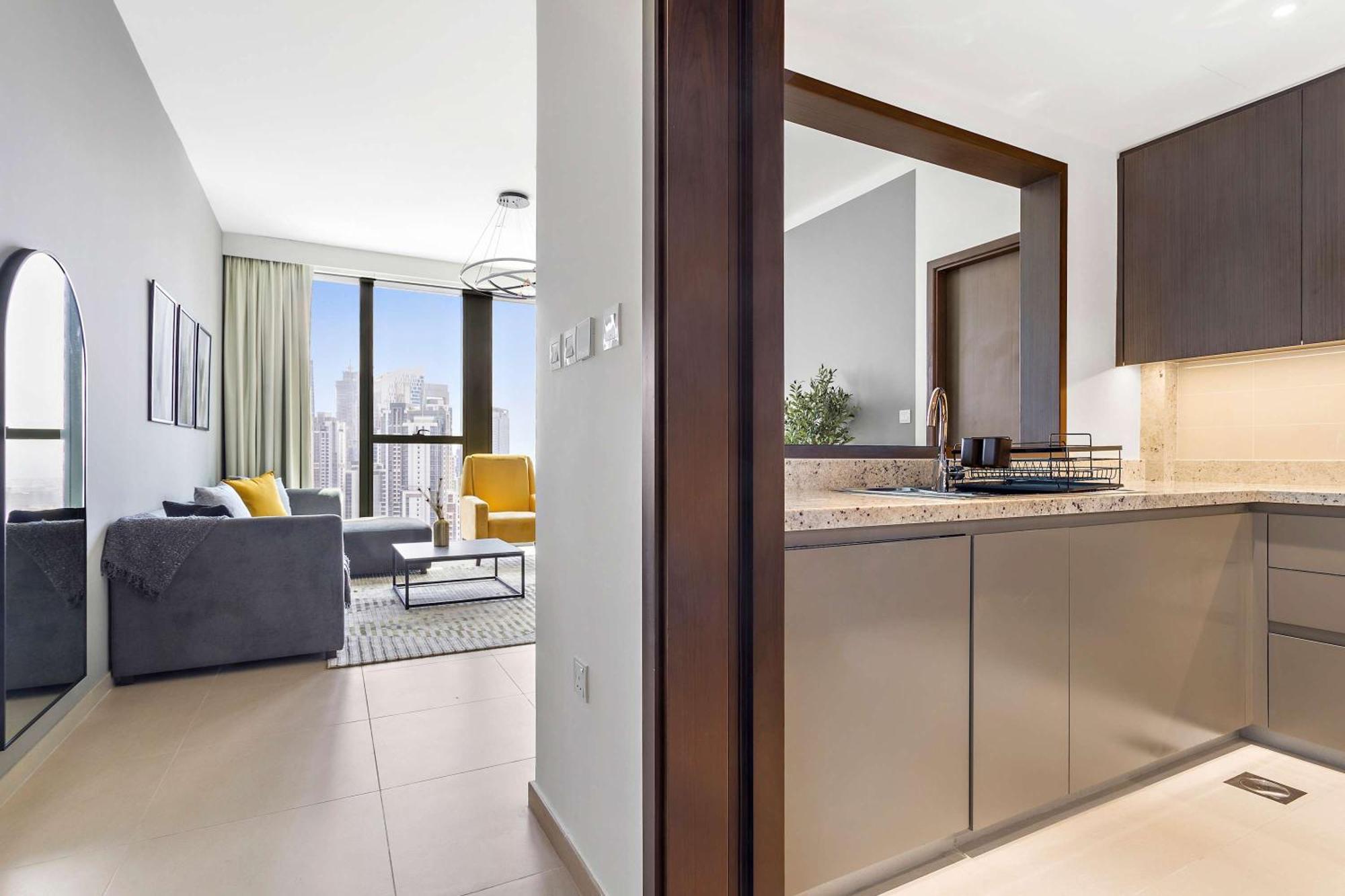 Apartamento Silkhaus Modern Boulevard 1bdr Near Burj Khalifa In Downtown Dubái