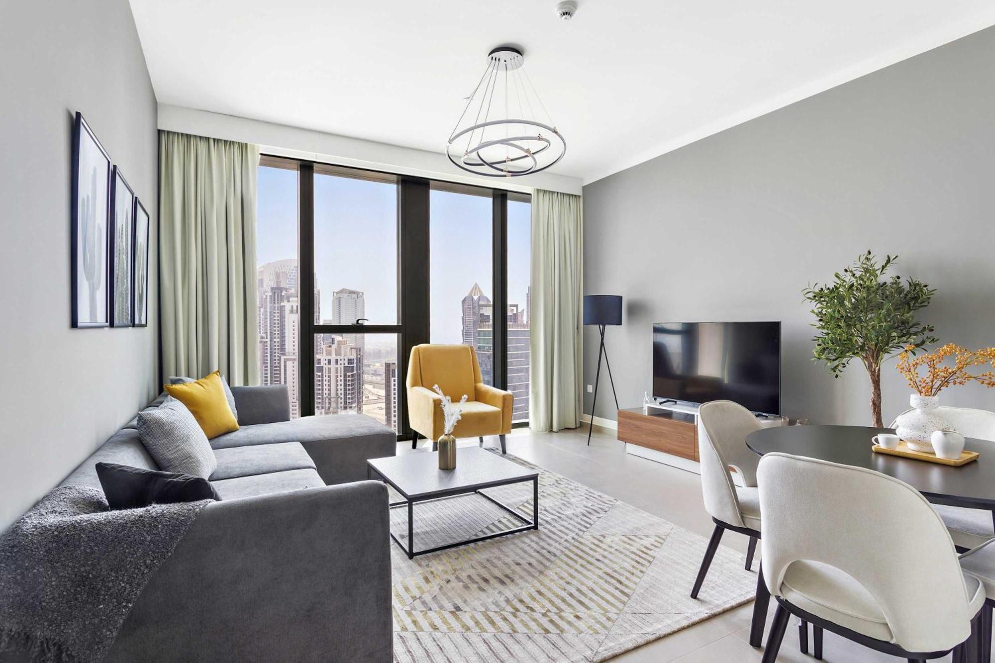 Silkhaus Modern Boulevard 1bdr Near Burj Khalifa In Downtown Apartamento Dubái