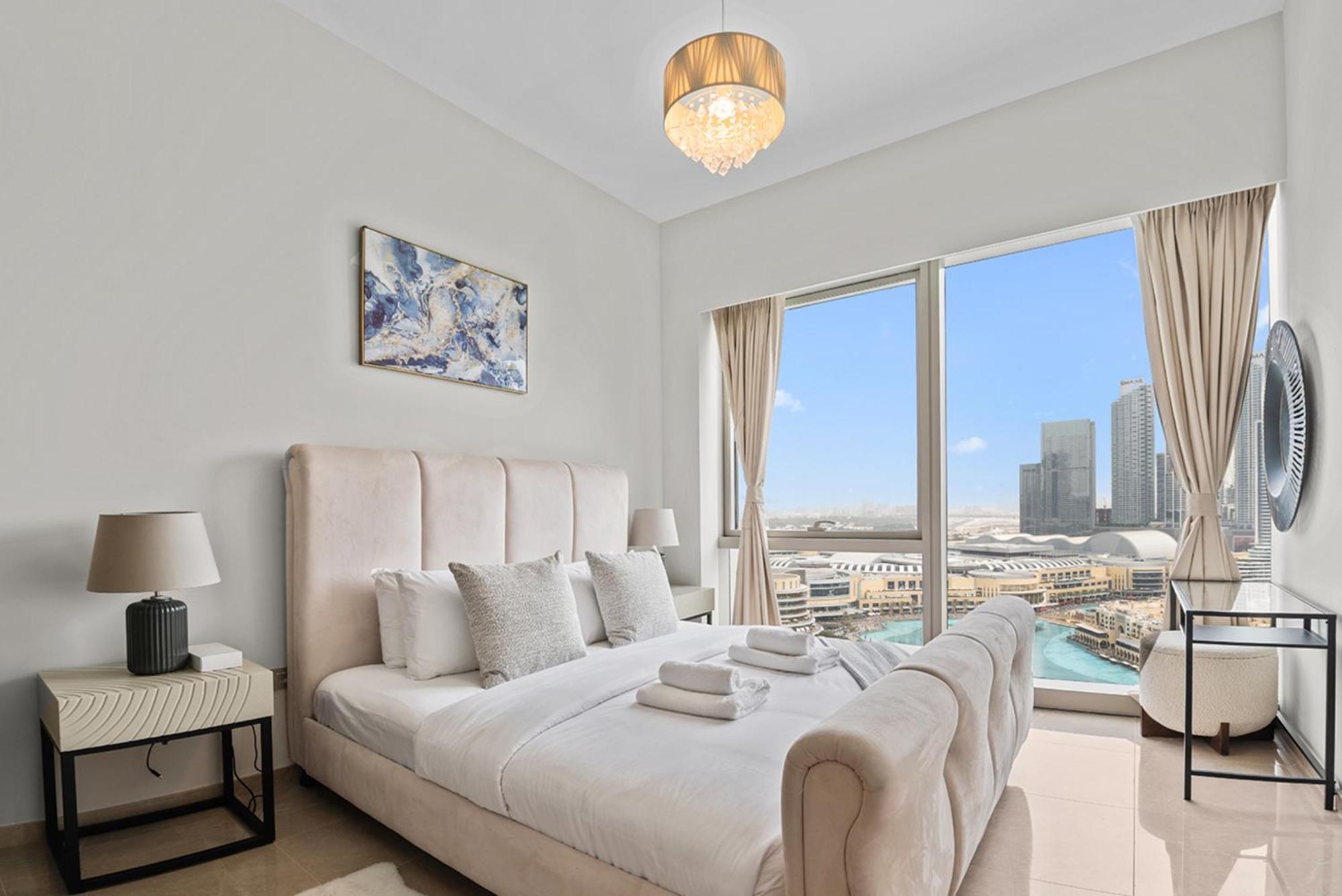 Appartement Grande Signature By Emaar - New Luxury 2br W Panoramic Burj Khalifa & Fountain Show Views Dubaï