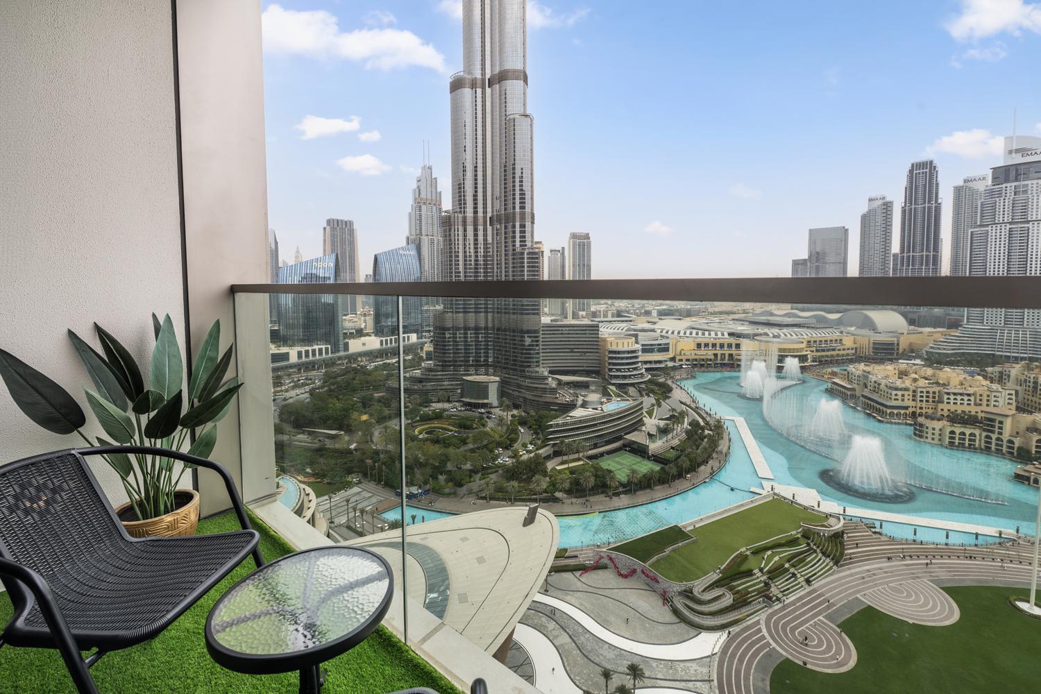 Grande Signature By Emaar - New Luxury 2br W Panoramic Burj Khalifa & Fountain Show Views *