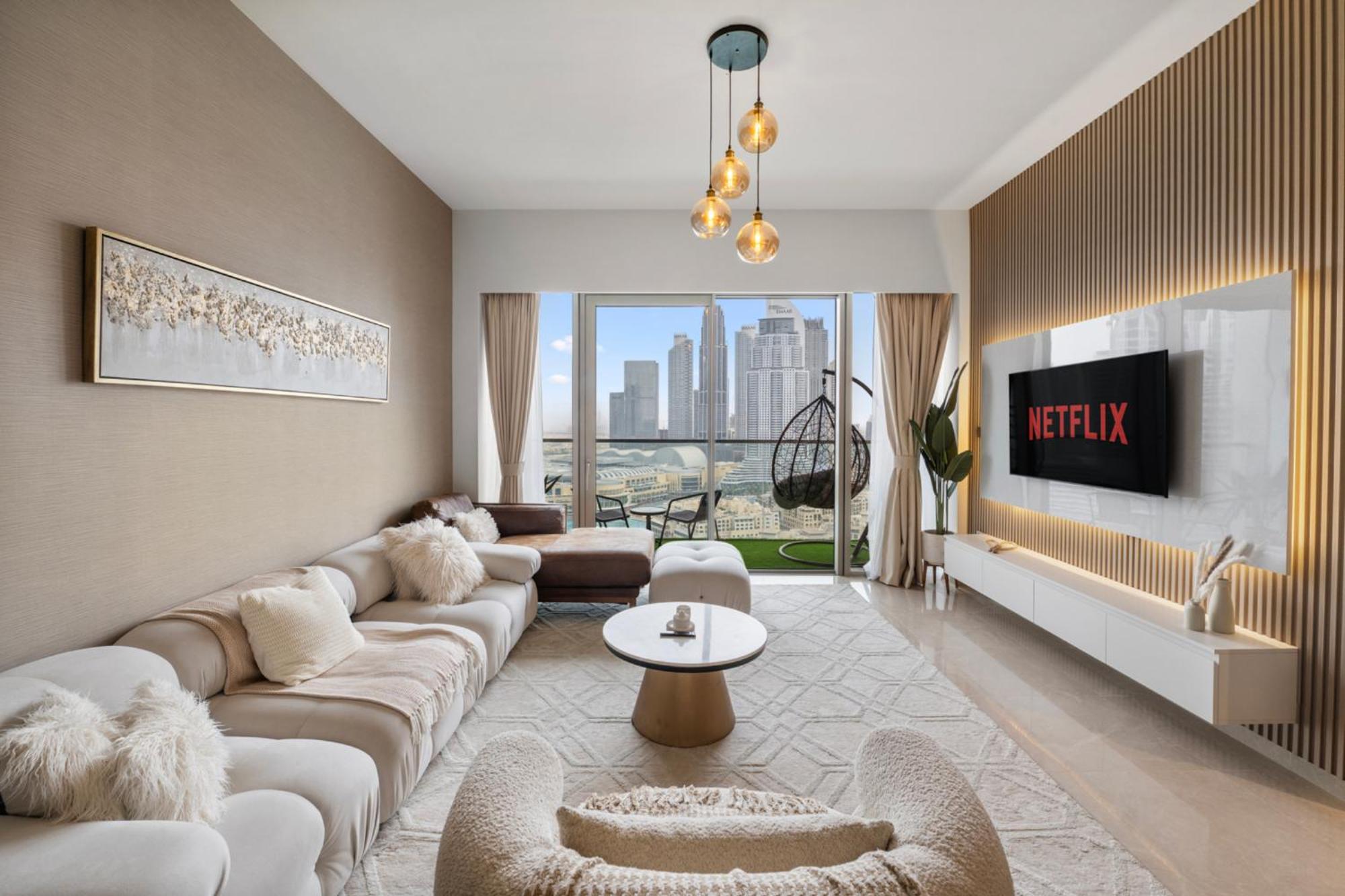 Grande Signature By Emaar - New Luxury 2br W Panoramic Burj Khalifa & Fountain Show Views *