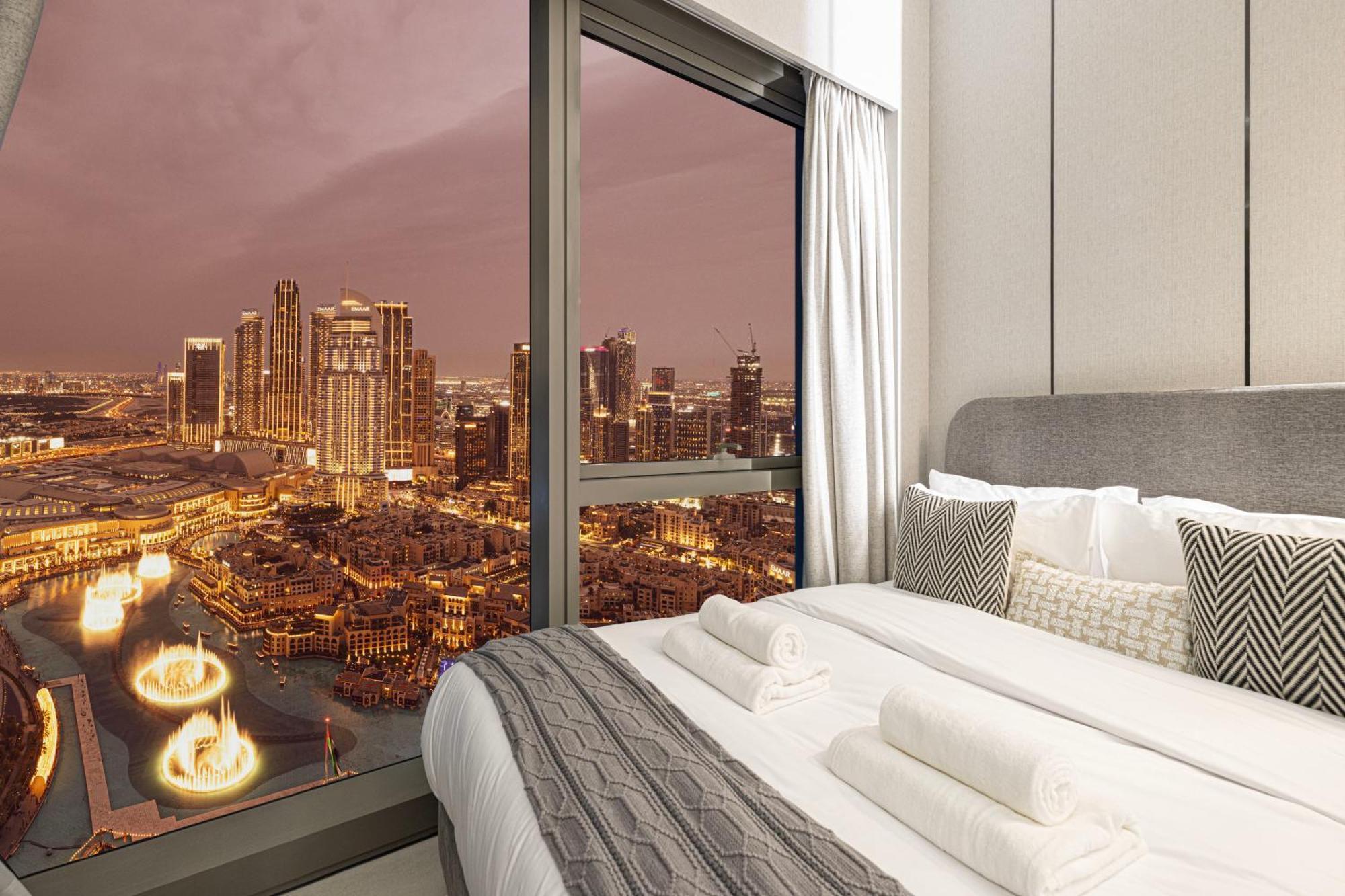 Appart hôtel Luxury High Floor Burj Khalifa And Fountain View 5 Minute Walk Mall