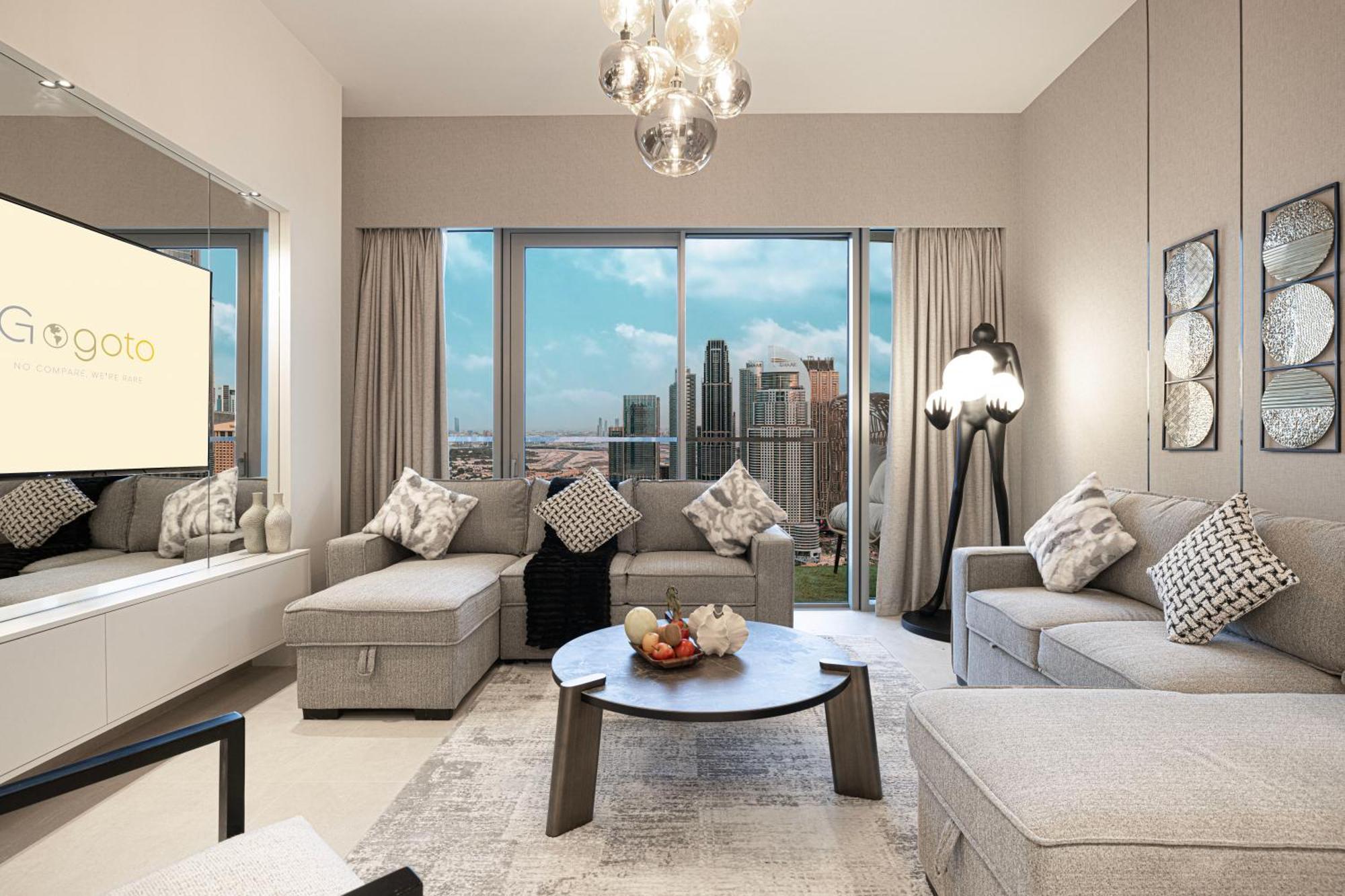 Appart hôtel Luxury High Floor Burj Khalifa And Fountain View 5 Minute Walk Mall